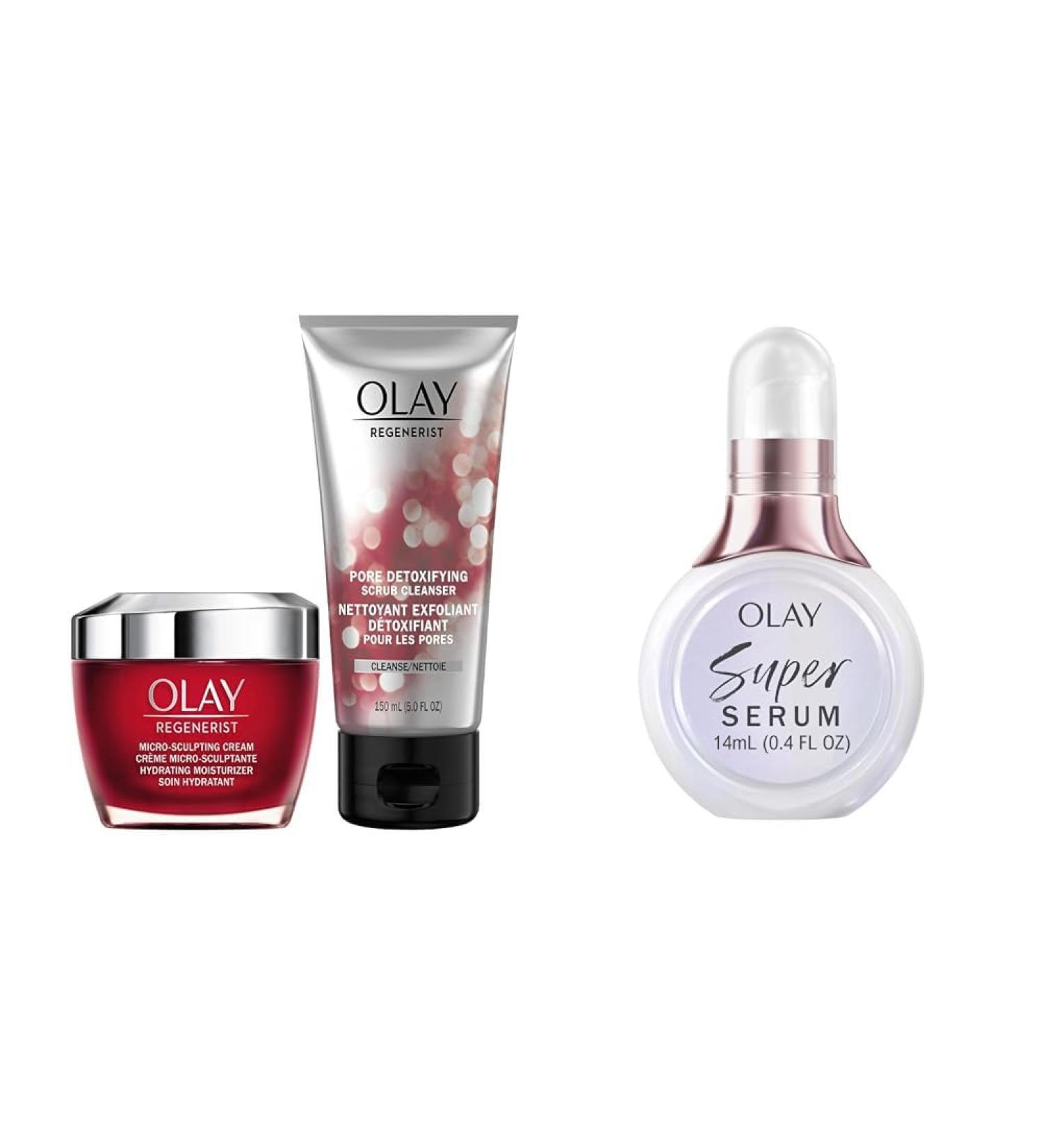Olay Regenerist Advanced Anti Aging Skin Care Duo Pack 6.7 Ounce & Super Serum with Niacinamide Vitamin C Collagen Peptide AHA and Vitamin E 14mL Travel Size SKIN_CARE + PERSONAL_FRAGRANCE 91540193 - Buy Online on GoSupps.com