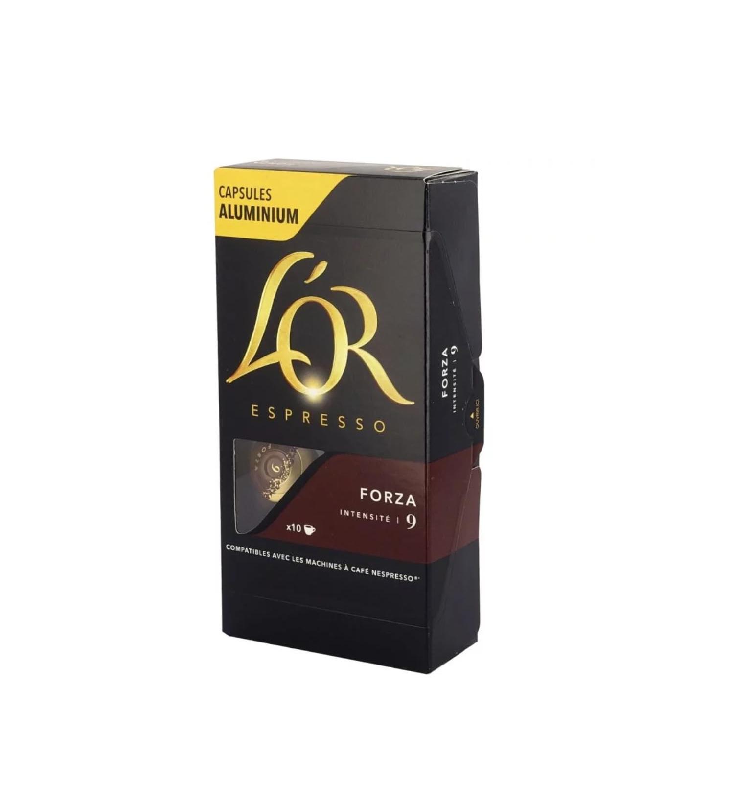 L'OR Espresso Forza Coffee Intensity 9-10 Capsules