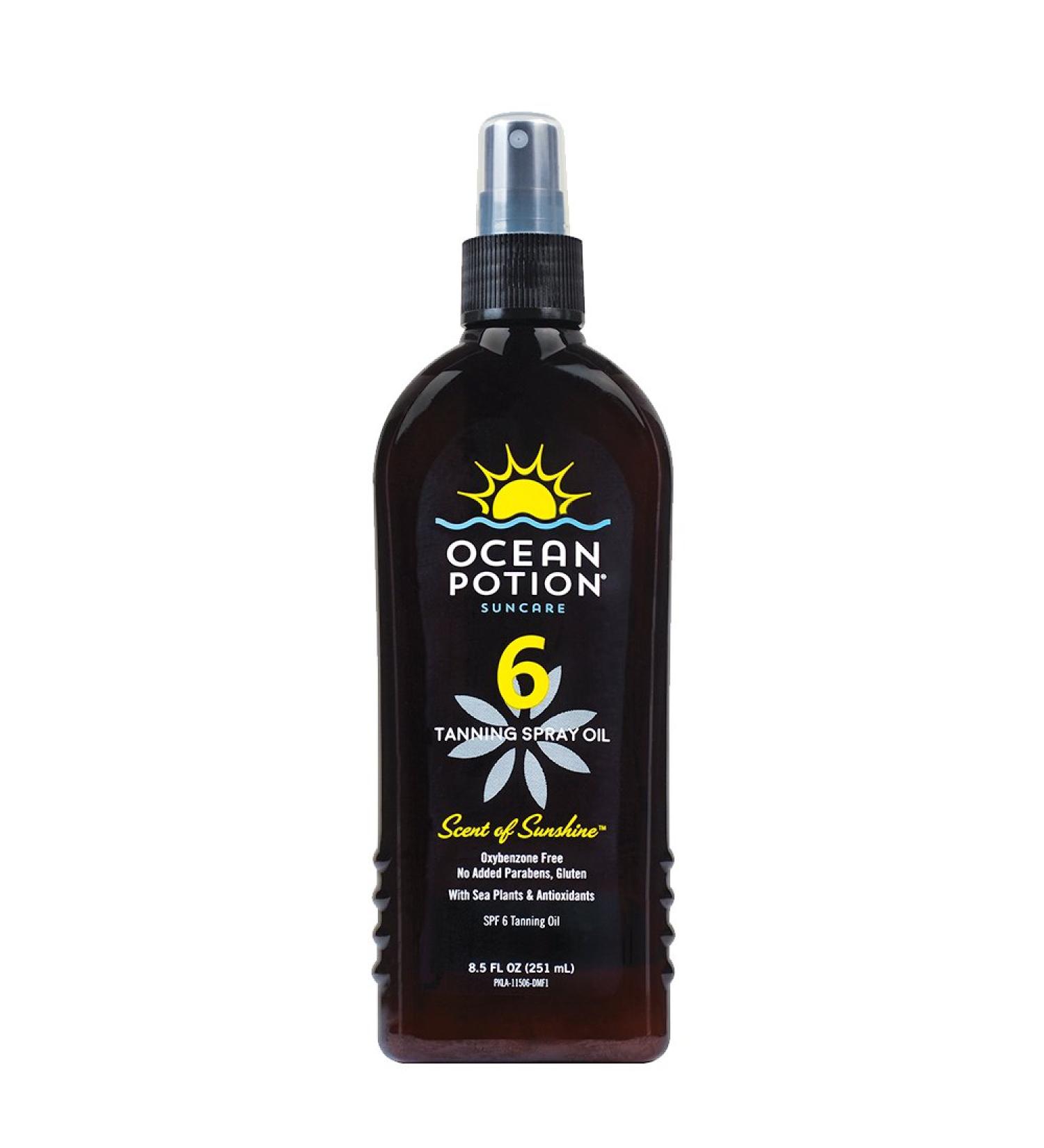 Ocean Potion SPF 6 Tanning Spray Oil  8.5 Ounce