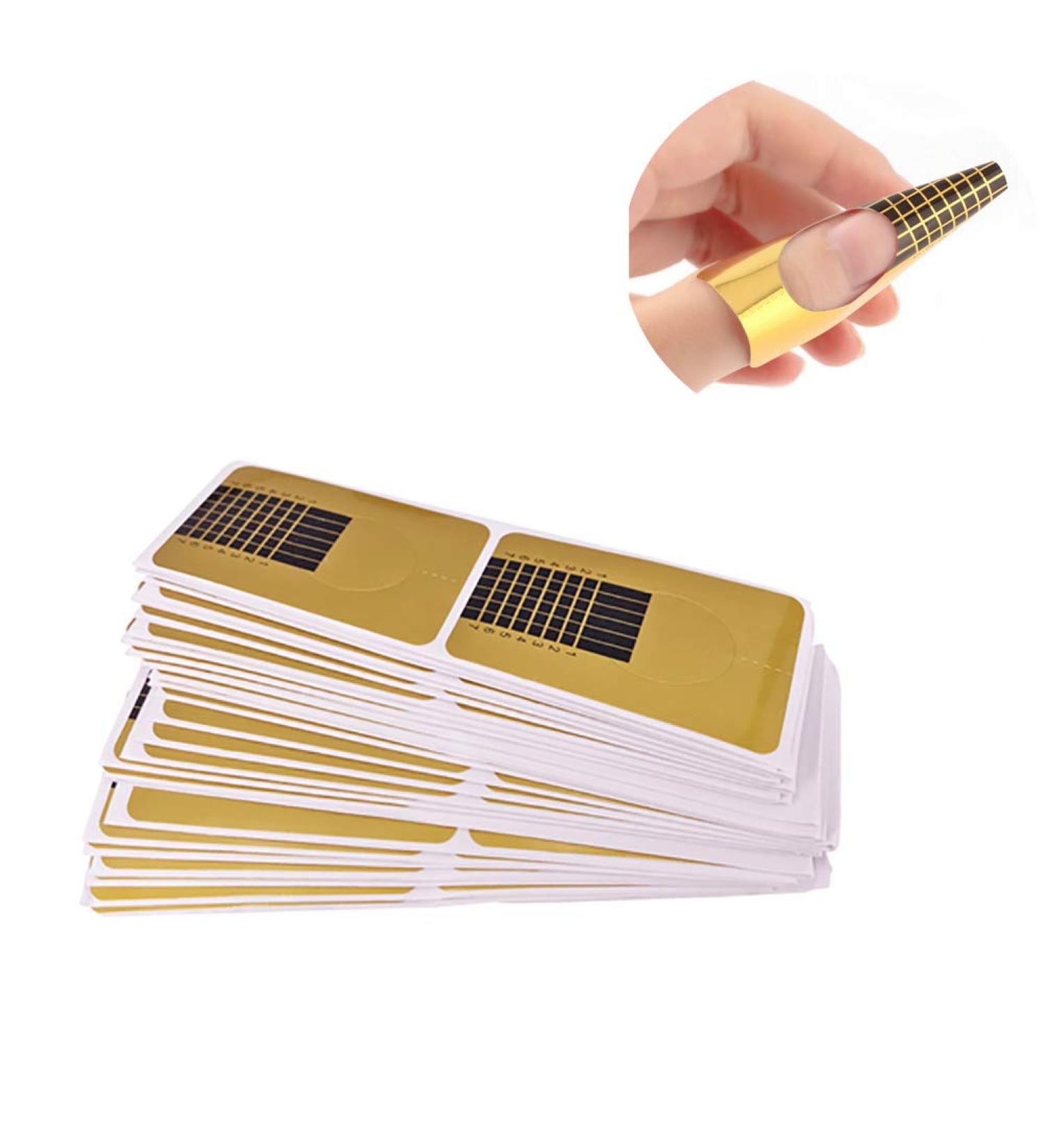 200 Pieces Self-Adhesive Nail Stencils for Gel Nails & Nail Extensions | International Shipping Available - Buy Online on GoSupps.com