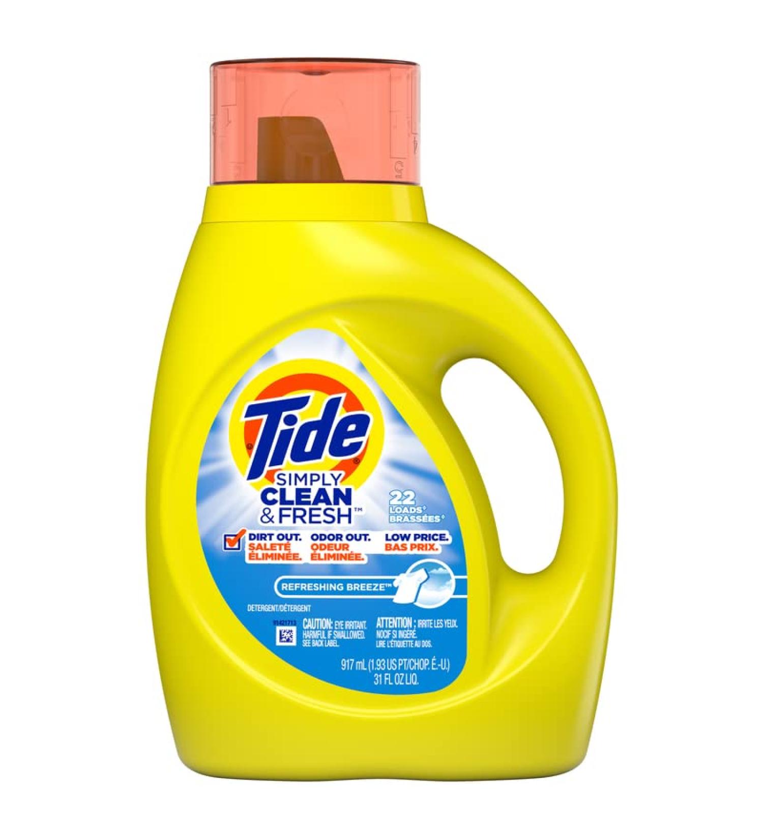 Tide Simply Clean & Fresh Laundry Detergent 31 oz - Refreshing Breeze Scent (Pack of 6) | Buy Internationally - Buy Online on GoSupps.com
