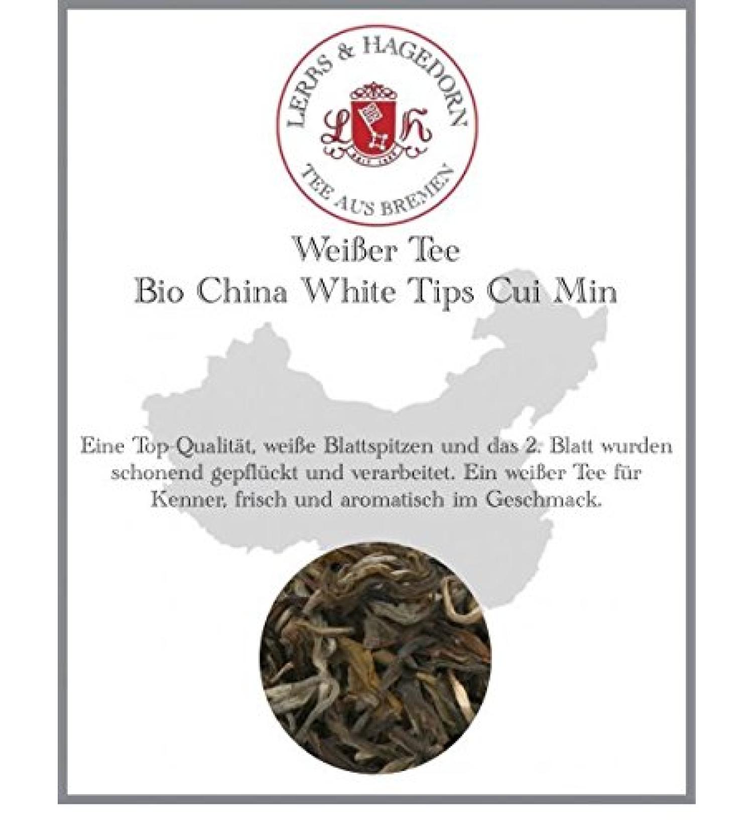  Lerbs & Hagedorn White Tips Cui Min - Organic White Tea - 1 kg - Buy Online on GoSupps.com