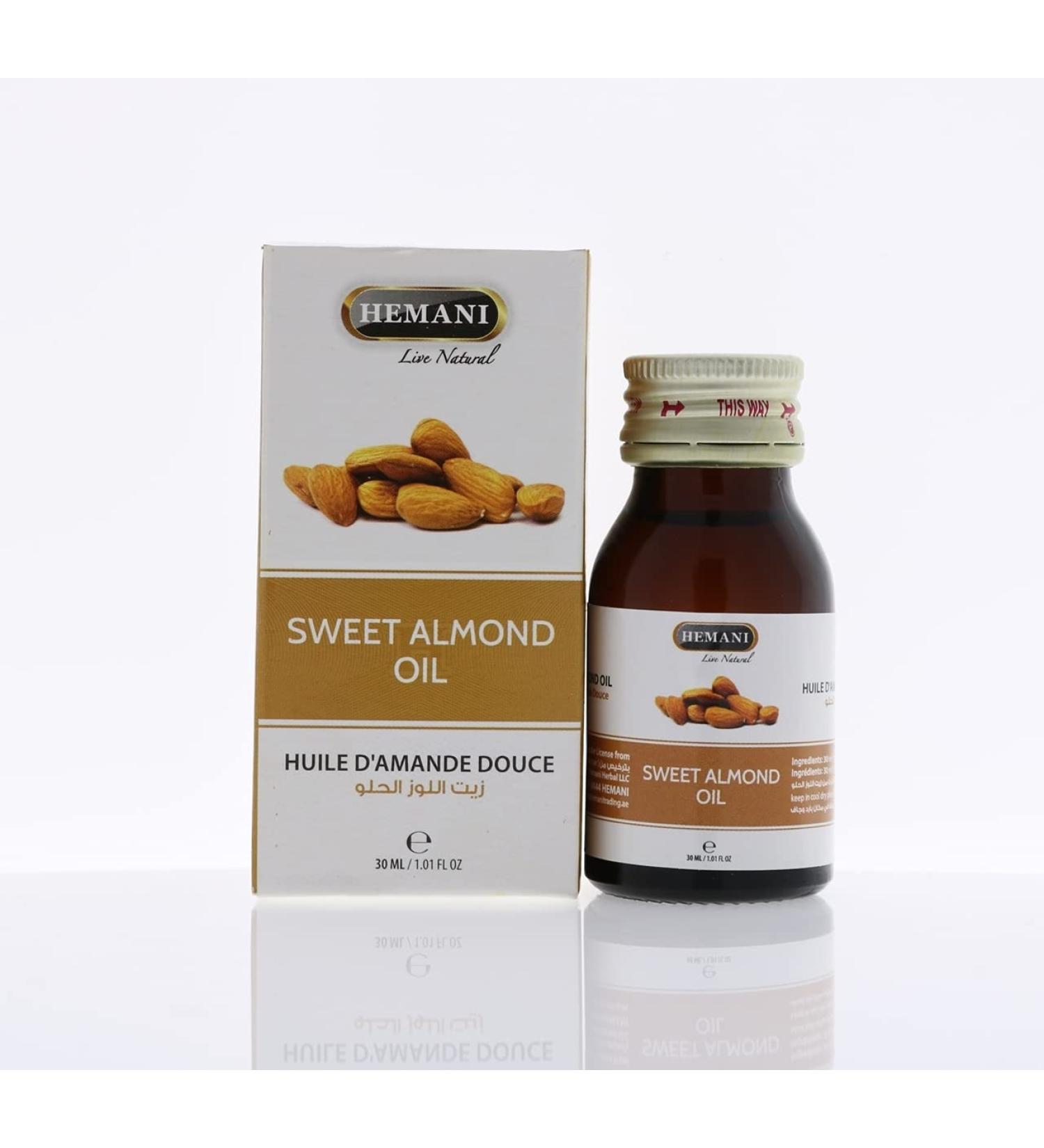 Sweet Almond Oil - 100% Natural Herbal Cold Pressed Essential Oil - Buy Online on GoSupps.com