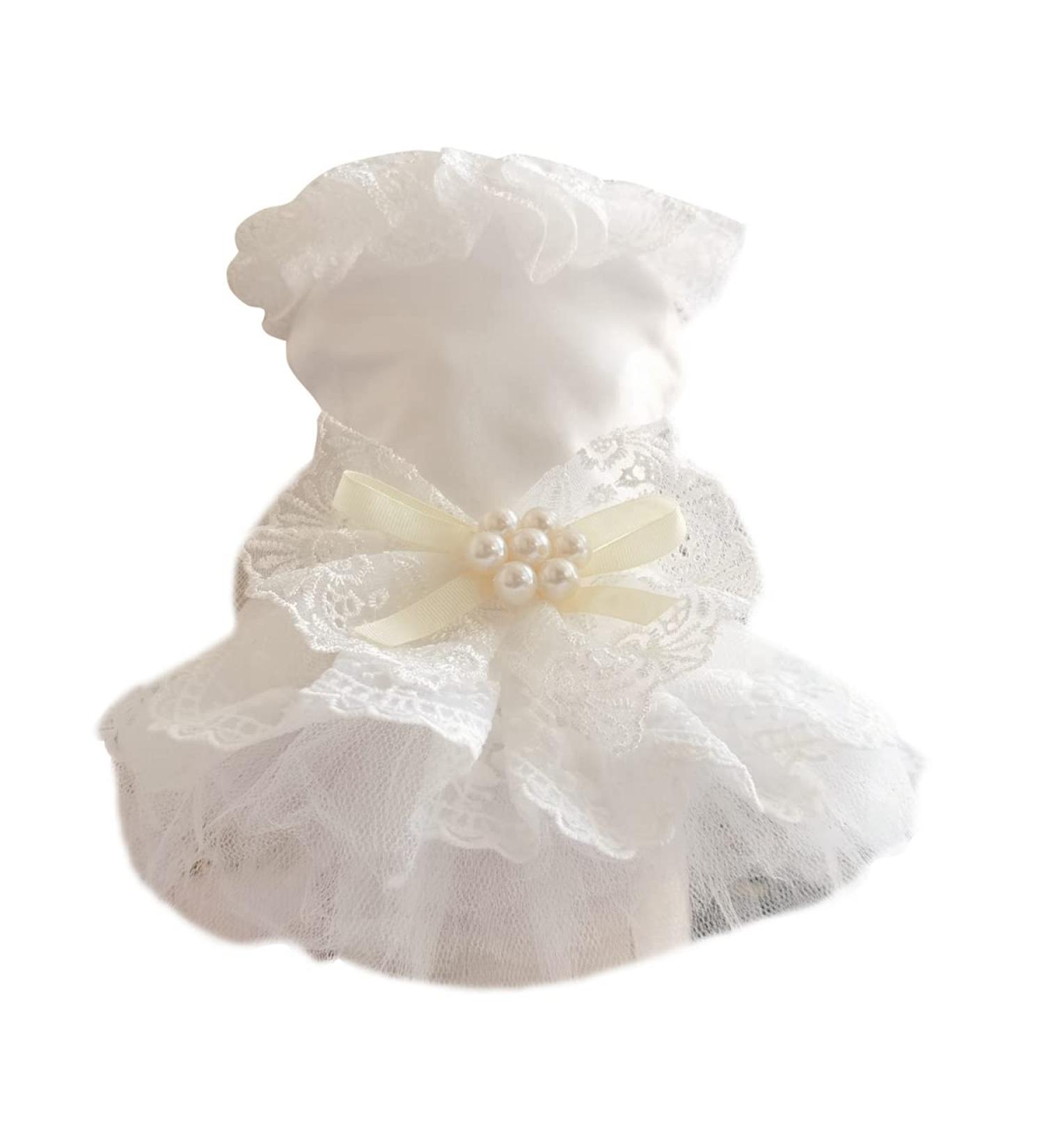 Shop Cute Dog Dresses with Bowknot | Lace Tutu Skirts for Puppies & Cats - Perfect for Weddings & Parties - Buy Online on GoSupps.com