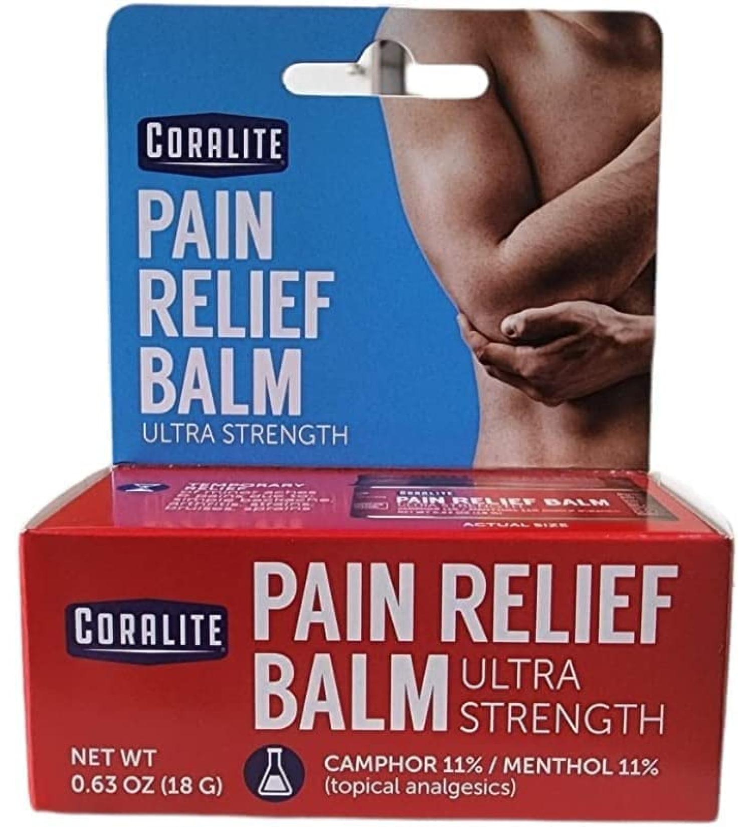 3-Pack Coralite Ultra Strength Pain Relief Balm Cream Ointment: Fast-Acting Relief - Buy Online on GoSupps.com