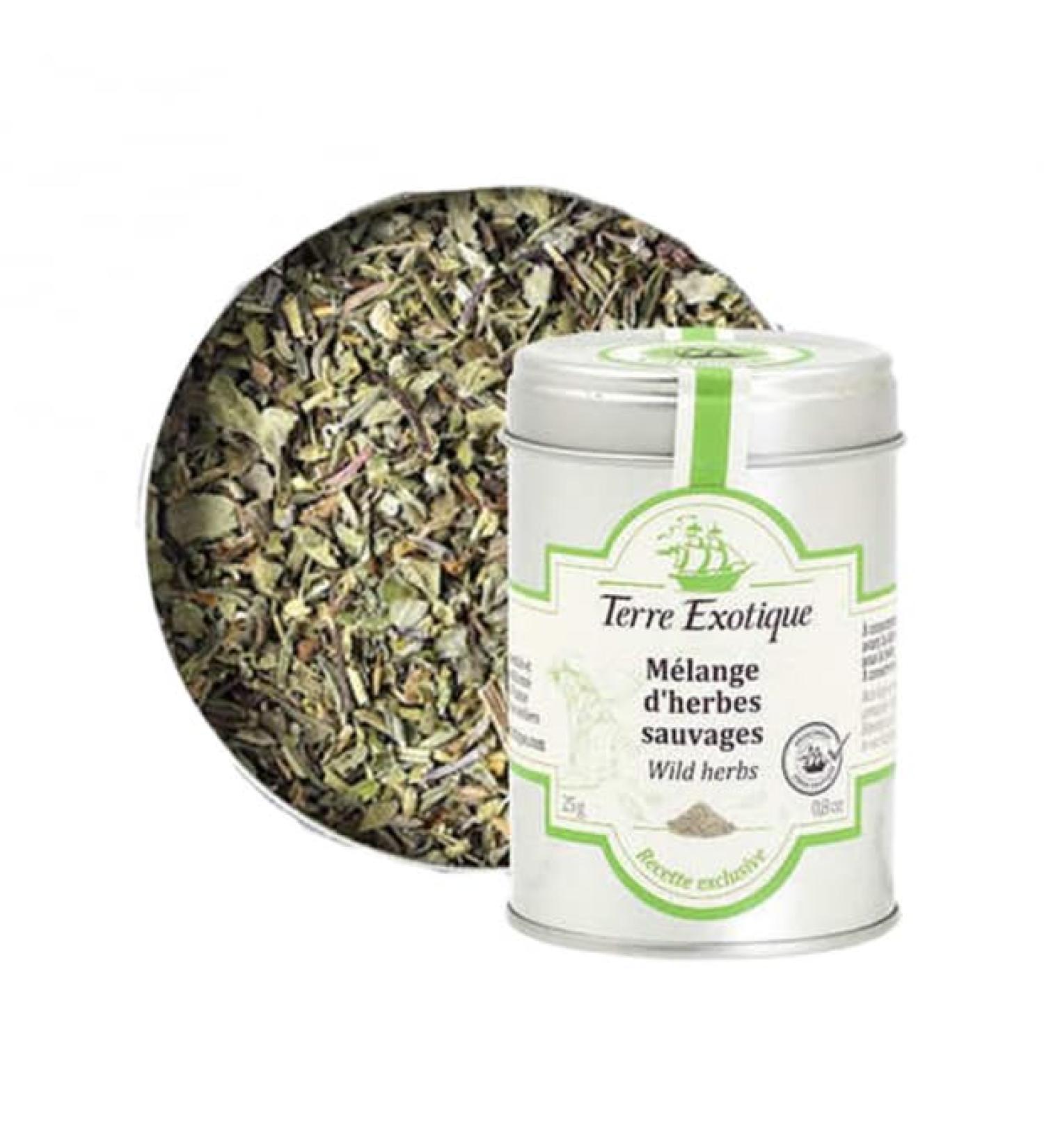 Melange herbes sauvages 25g - Terre Exotique