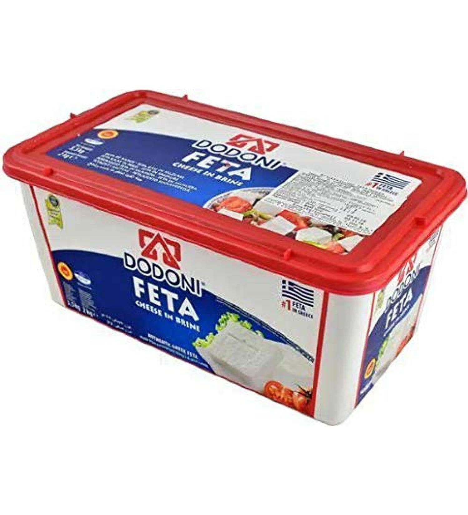 Dodoni Feta Cheese in brine Premium Authentic Greek Feta Cheese 7.7lb