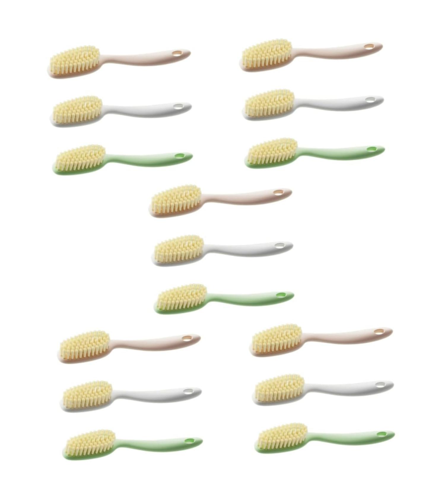 minkissy 15 Pcs Soft Brush for Shoes Silicone Face Scrubber Cleaning Board Brush Sneaker Cleaning Shoe Washing Brush Saline Solution for Piercings Clothing Sports Shoes Plastic (pp) Assorted Colorx5pcs 23x4cmx5pcs - Buy Online on GoSupps.com