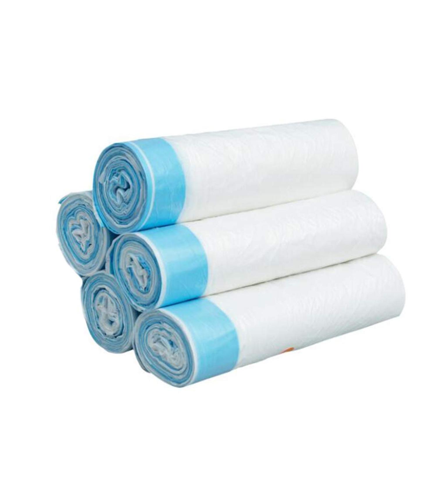 Trash Bags Biodegradable Waste Bin Liners Garbage Bag Degradable Rubbish Bag Drawstring Eco-Friendly Kitchen Large Plastic Bag - Buy Online on GoSupps.com