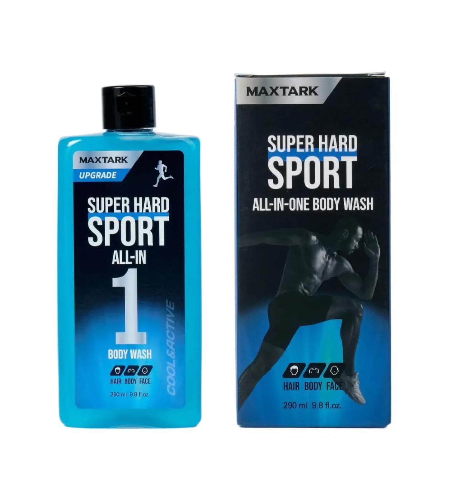 tomnada MAXTARK All-in-One Body Wash for Men Hair Face & Body Shower Gel with Menthol & Tea Tree for Odor Elimination Invigorating Cooling Formula Deep Cleansing Energizing Bergamot Lemon Scent - Buy Online on GoSupps.com