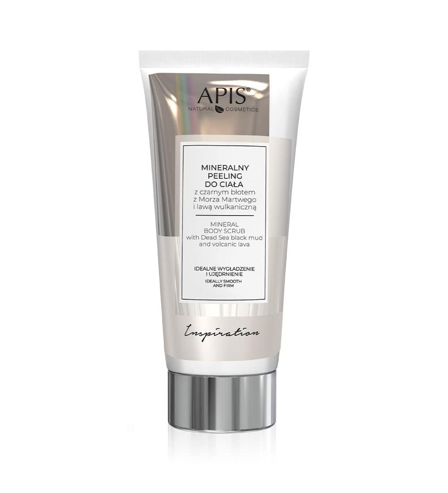 Apis Apis Inspiration Mineral Body Scrub with Dead Sea Black Mud and Volcanic Lava 200 ml