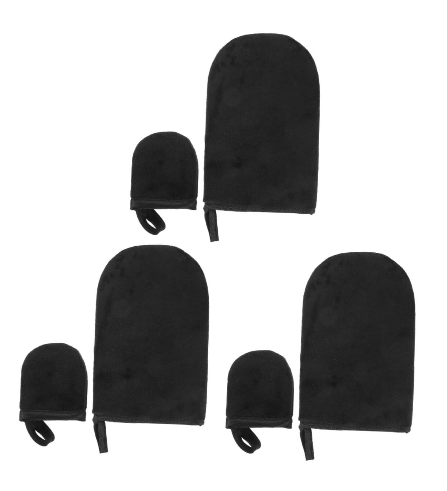 Ipetboom 3 Sets Tanning Gloves Soft Tanning Mitt Gloves for Gel Nails Silver Wigs for Women Nail Gel Nail Uv Gloves Sunless Tanning Mittens Gelnails Face Flocking Nail Supplies - Buy Online on GoSupps.com