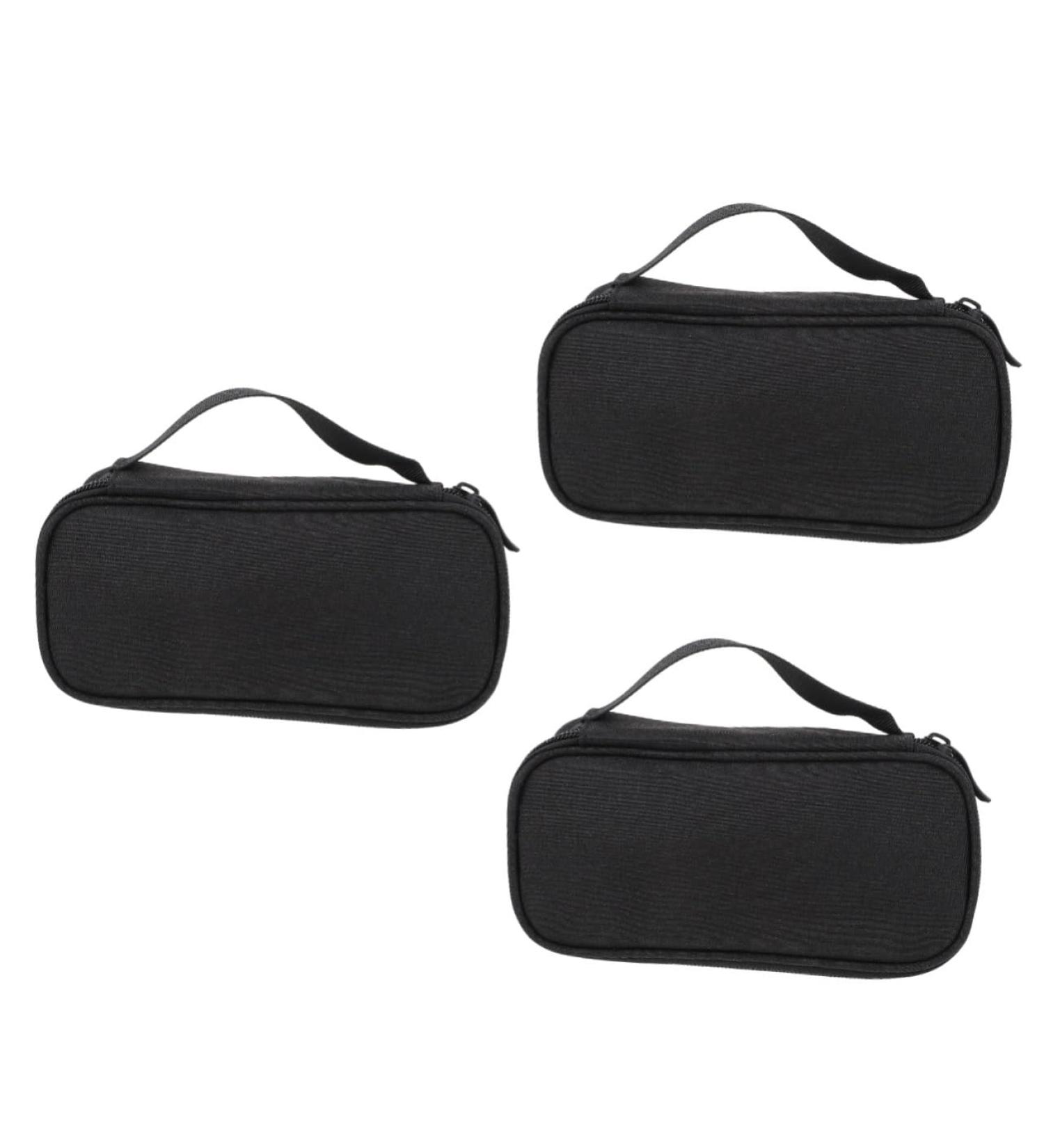 UKCOCO 3-Pack Travel Toothbrush & Electronics Organizer - Multifunctional Oxford Fabric Cultural Bag for Men - Headphone Storage - 19x11x5cm - Buy Online on GoSupps.com