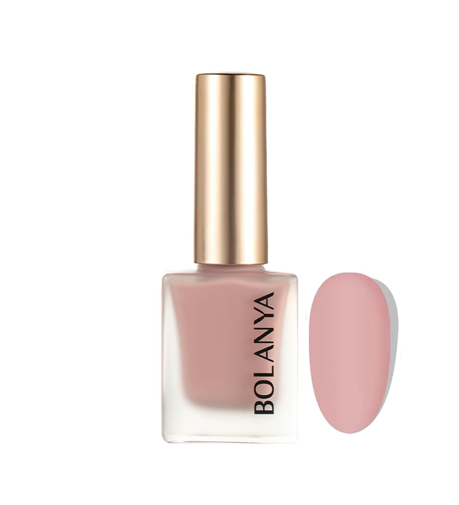 Nude Pink Matte Nail Polish - Highly Pigmented, Quick Drying & Long Lasting Velvet Finish - Non Toxic Water Based Formula - Perfect for All Seasons - Nail Art Design - Ideal Gift for Women - Buy Online on GoSupps.com