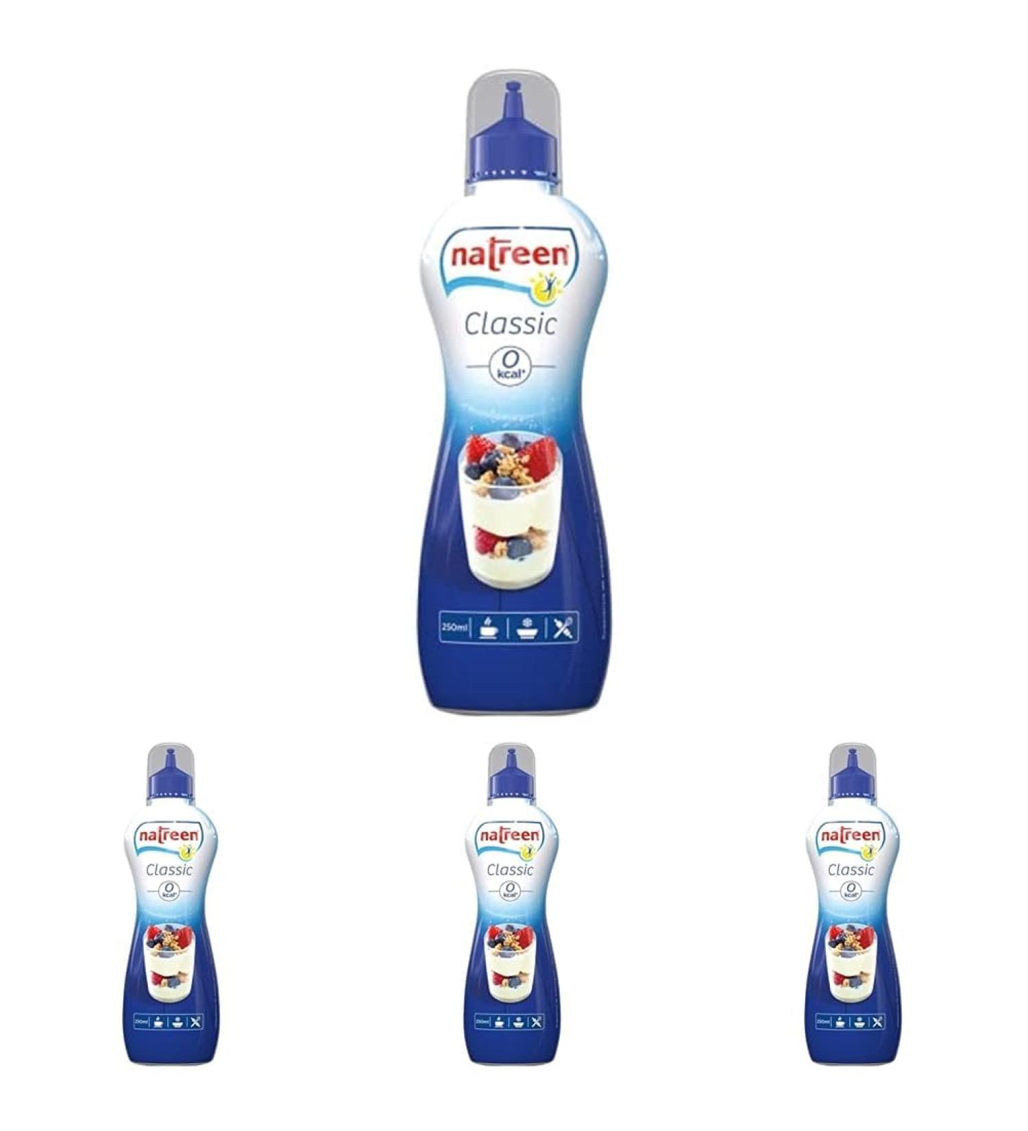 Buy natreen Sweetener Classic Liquid 250 ml - Fine Sweetness (Pack of 4) | International Shipping Available - Buy Online on GoSupps.com