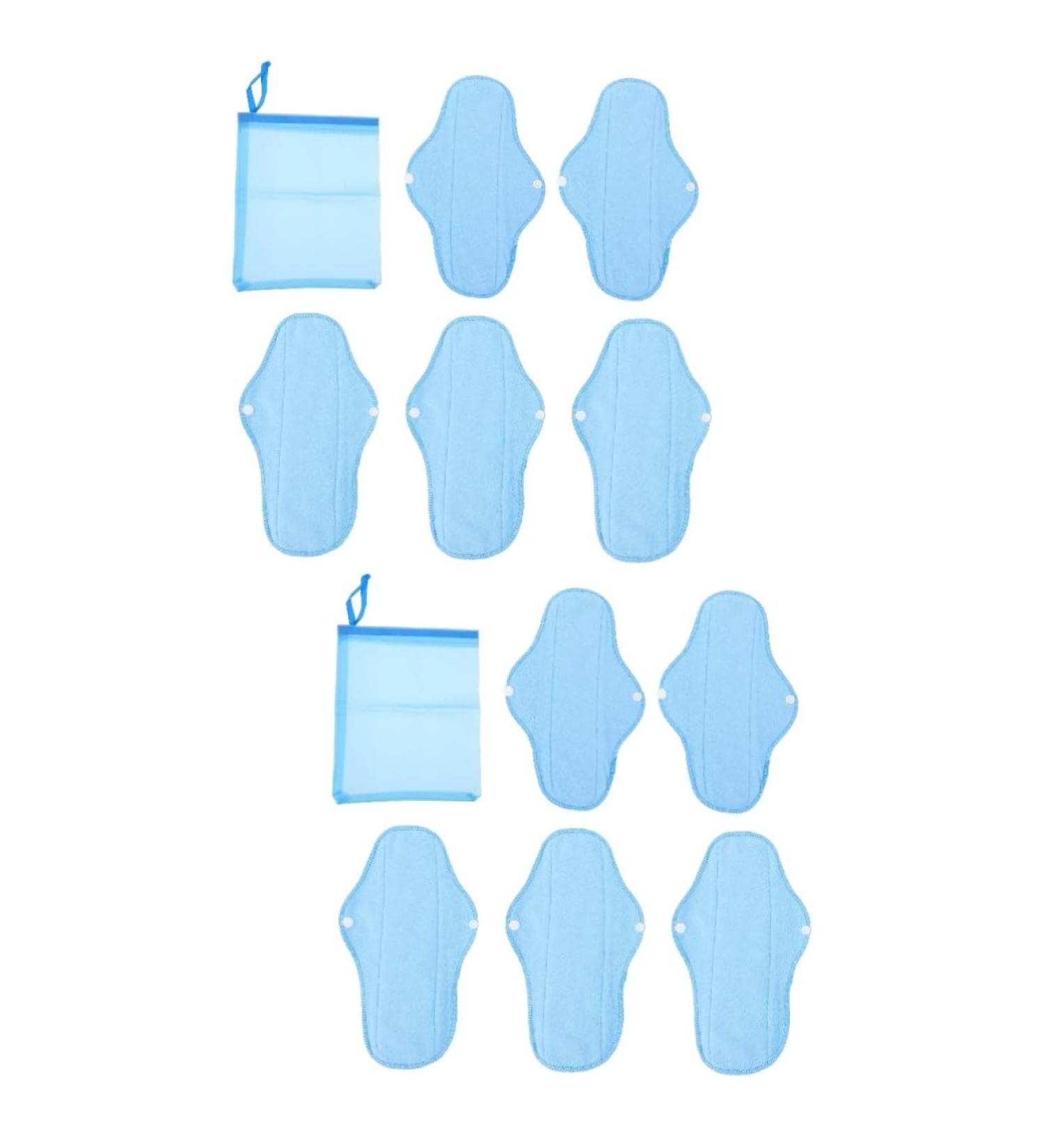 Solustre 6-Piece Women's Bandage & Reusable Menstrual Pads - Polarfleece Hygiene Cushions for Comfort - Buy Online on GoSupps.com