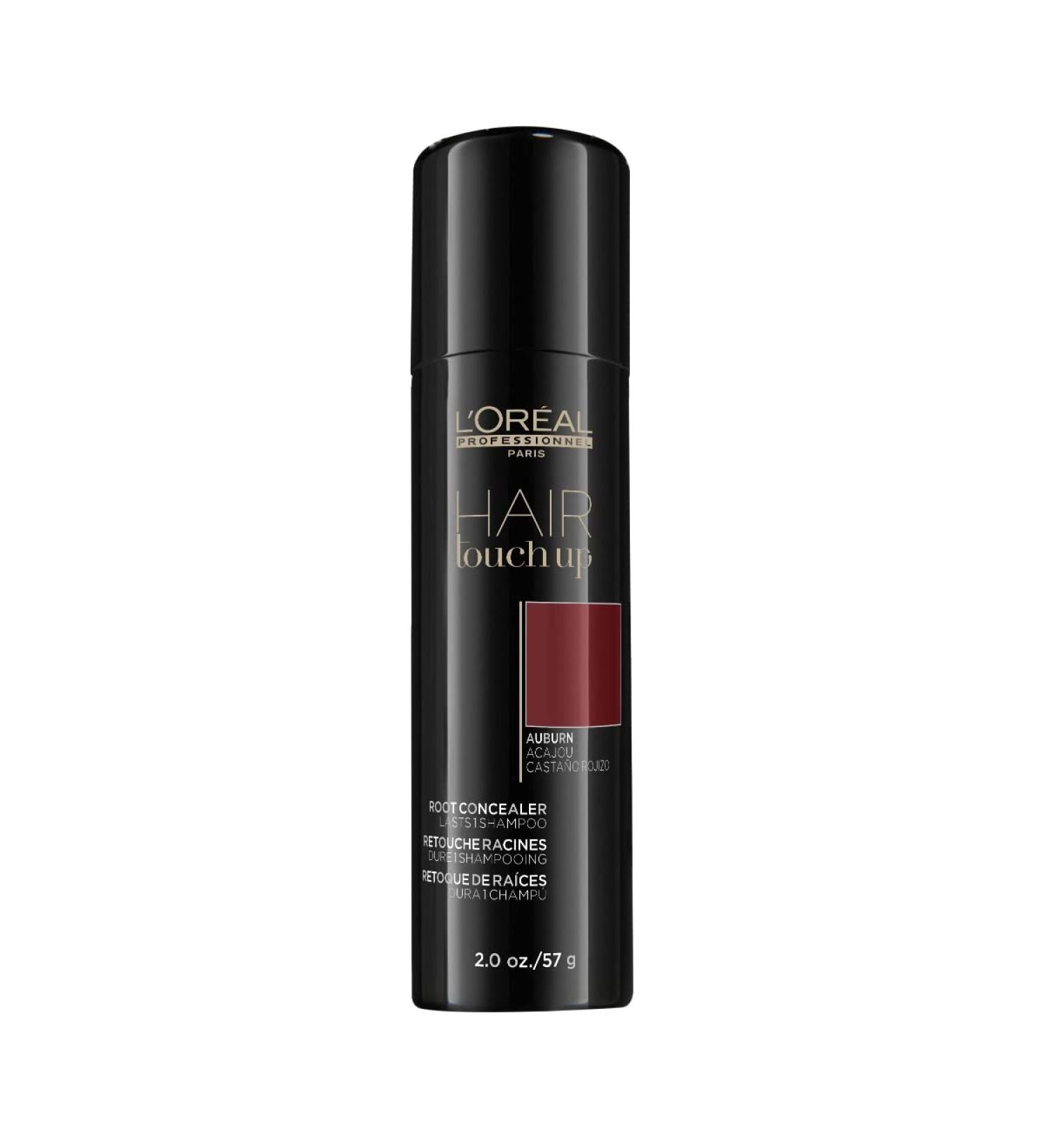 L'Oreal Professionnel Root Touch Up Spray - Auburn Red | Grey Coverage | Temporary Hair Color - 2 Oz - Buy Online on GoSupps.com