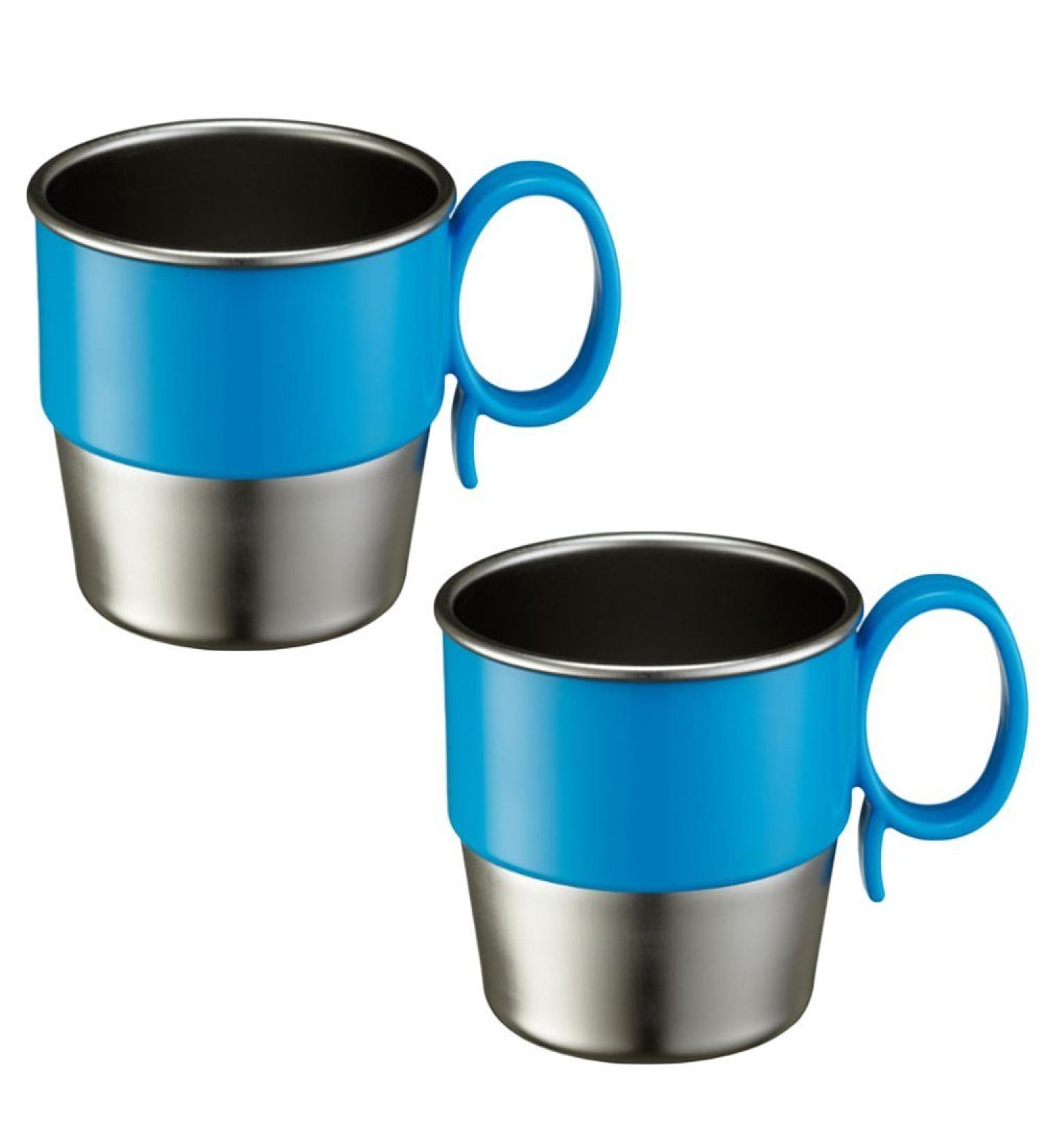 Innobaby Din Din SMART Stainless Steel Cup 9oz (Blue (2 Pack)) - Buy Online on GoSupps.com