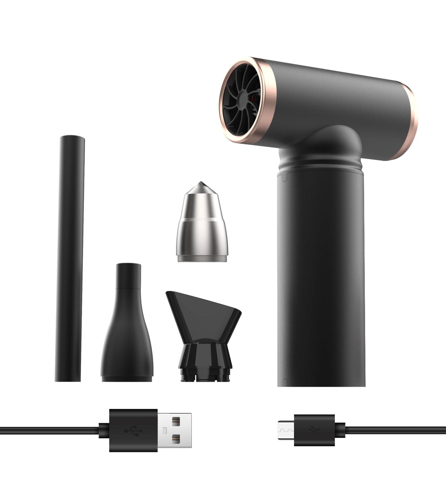 Buy Cordless Hair Dryer | Mini Blow Dryer & Aluminum Air Duster for Electronics Cleaning & Outdoor Use - Shop Internationally - Buy Online on GoSupps.com