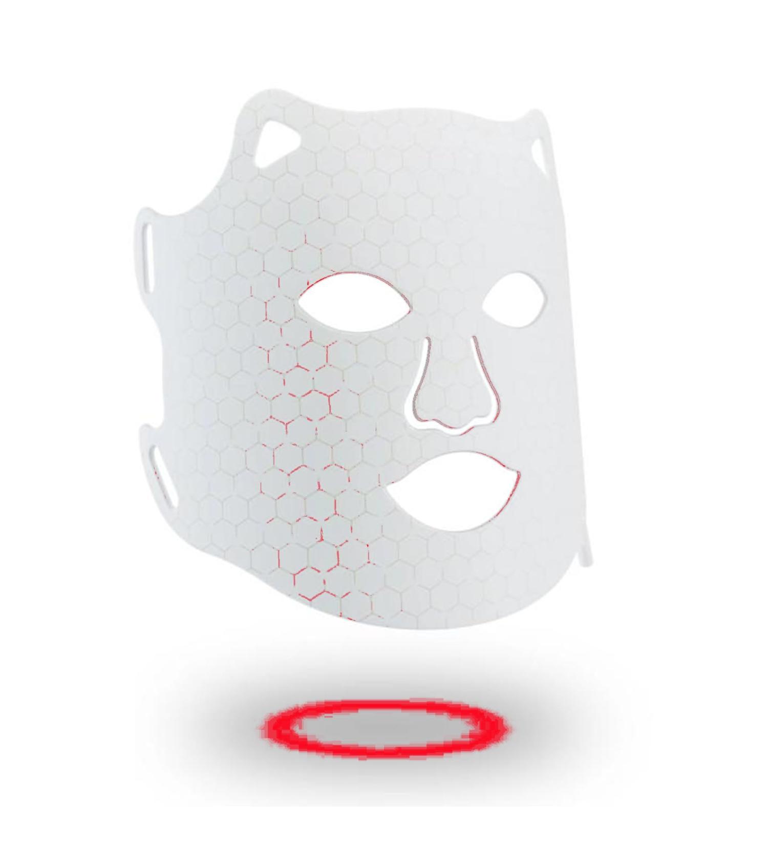 nalax Red Light Therapy Mask for Face 850nm Near-infrared Light & 660nm Red Light Mask Led Mask Light Therapy At Home Rechargeable Led Face Mask Light Therapy Gifts for Women