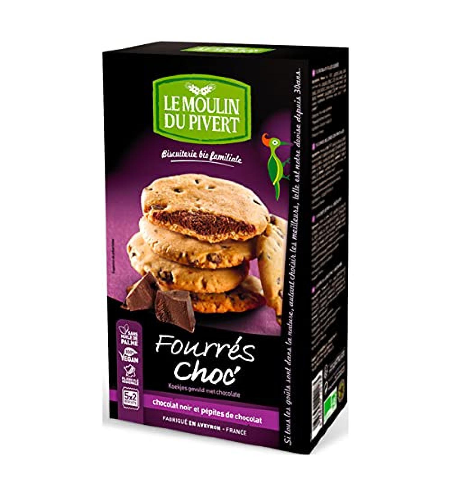 Le Moulin Du Pivert - Dark Chocolate Filled Cookies 175G - Unit - Buy Online on GoSupps.com