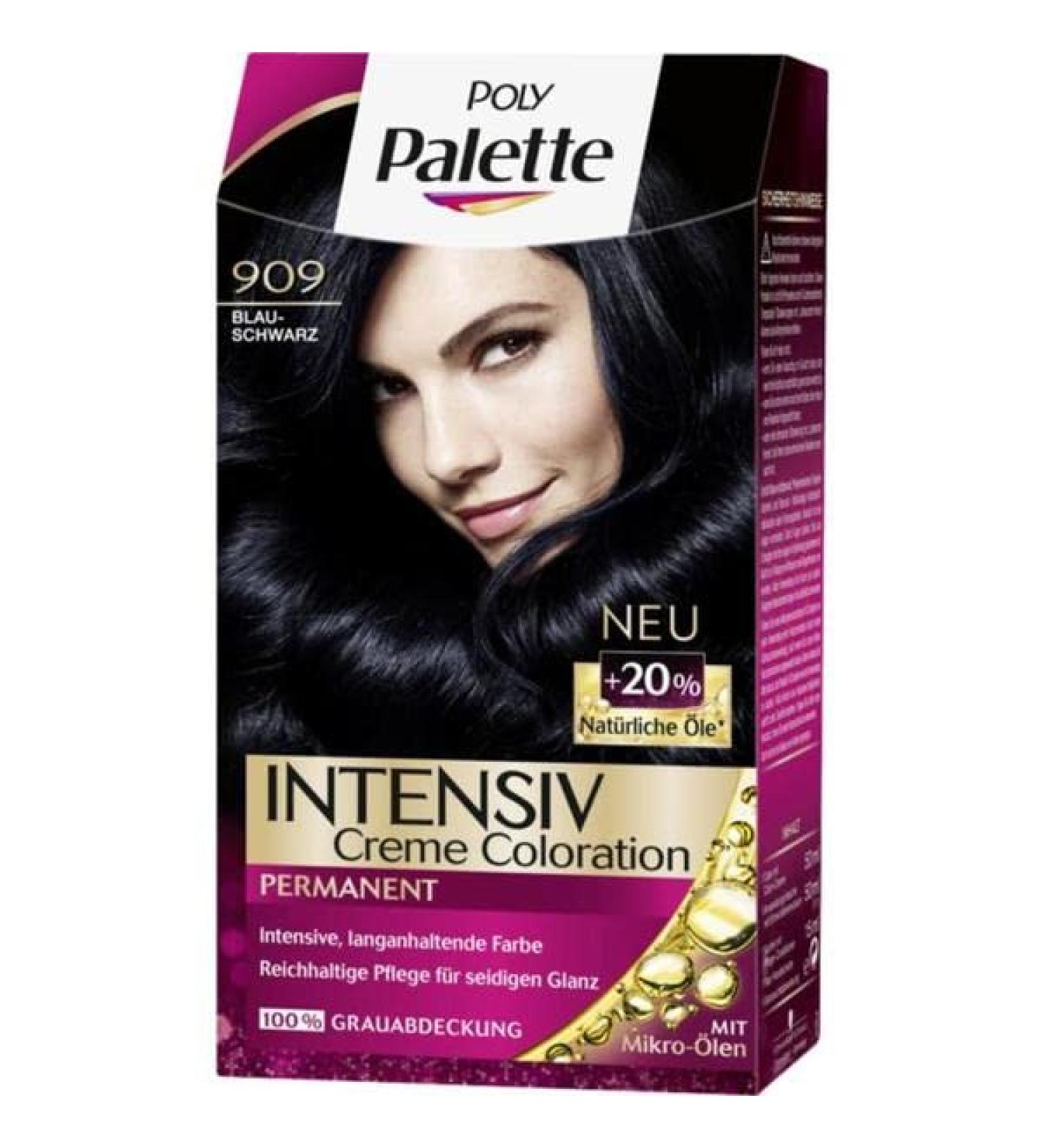 Poly Palette Intensive Cream Coloration black 909 - Blue-black 1 piece