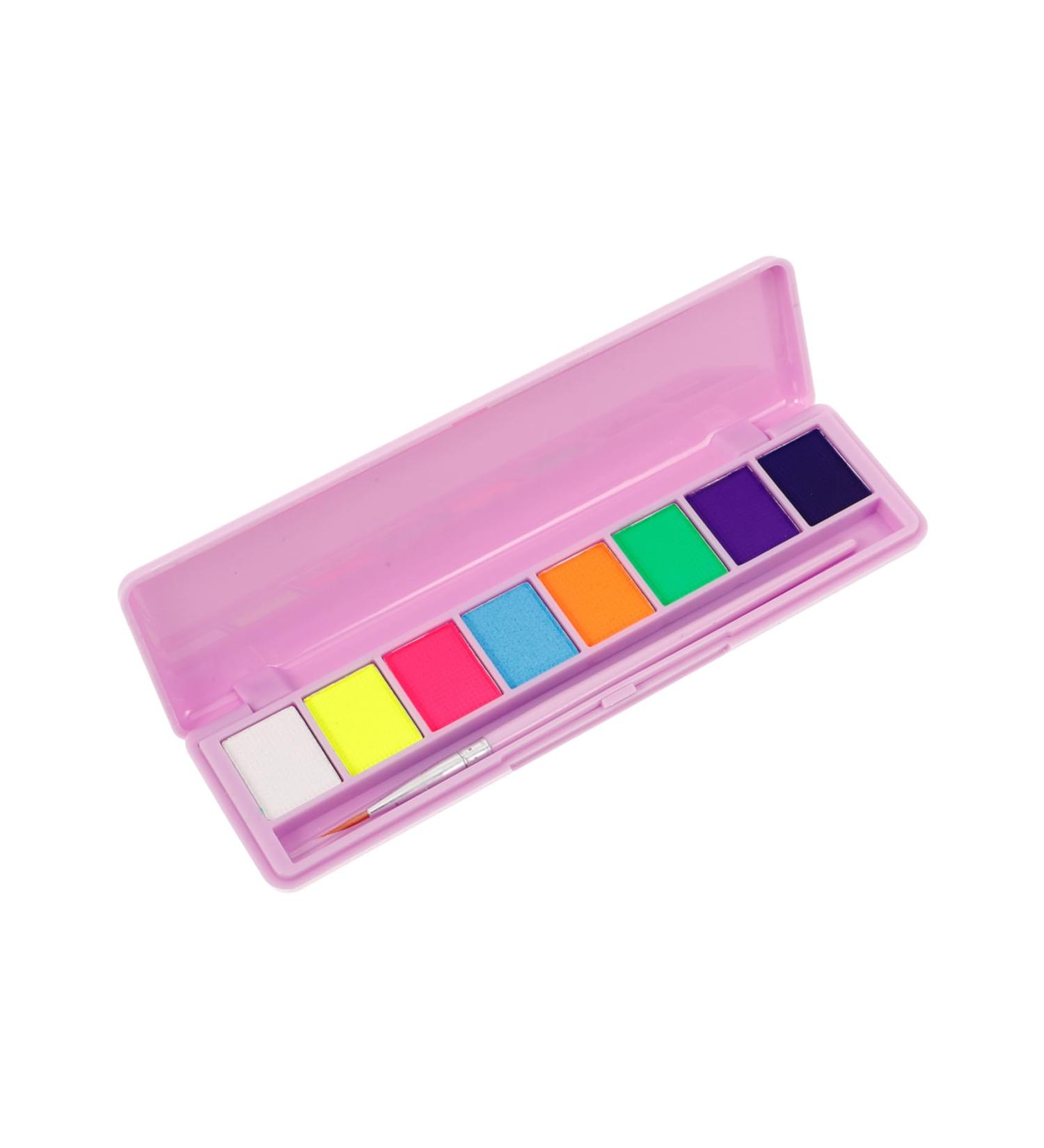 Healvian 1 Set Makeup Eyeshadow Graphic Eyeliner Fluorescence Eyeliner Powder Makeup Pallete 1 count (Pack of 1) Multi - Buy Online on GoSupps.com