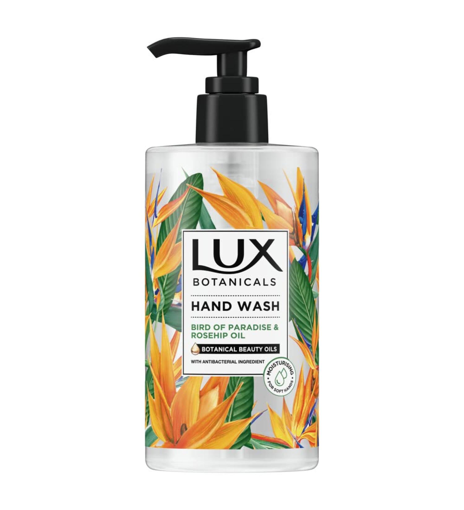Lux Botanicals Bird of Paradies & Rosehip Oil Hand Soap 400 ml - Buy Online on GoSupps.com