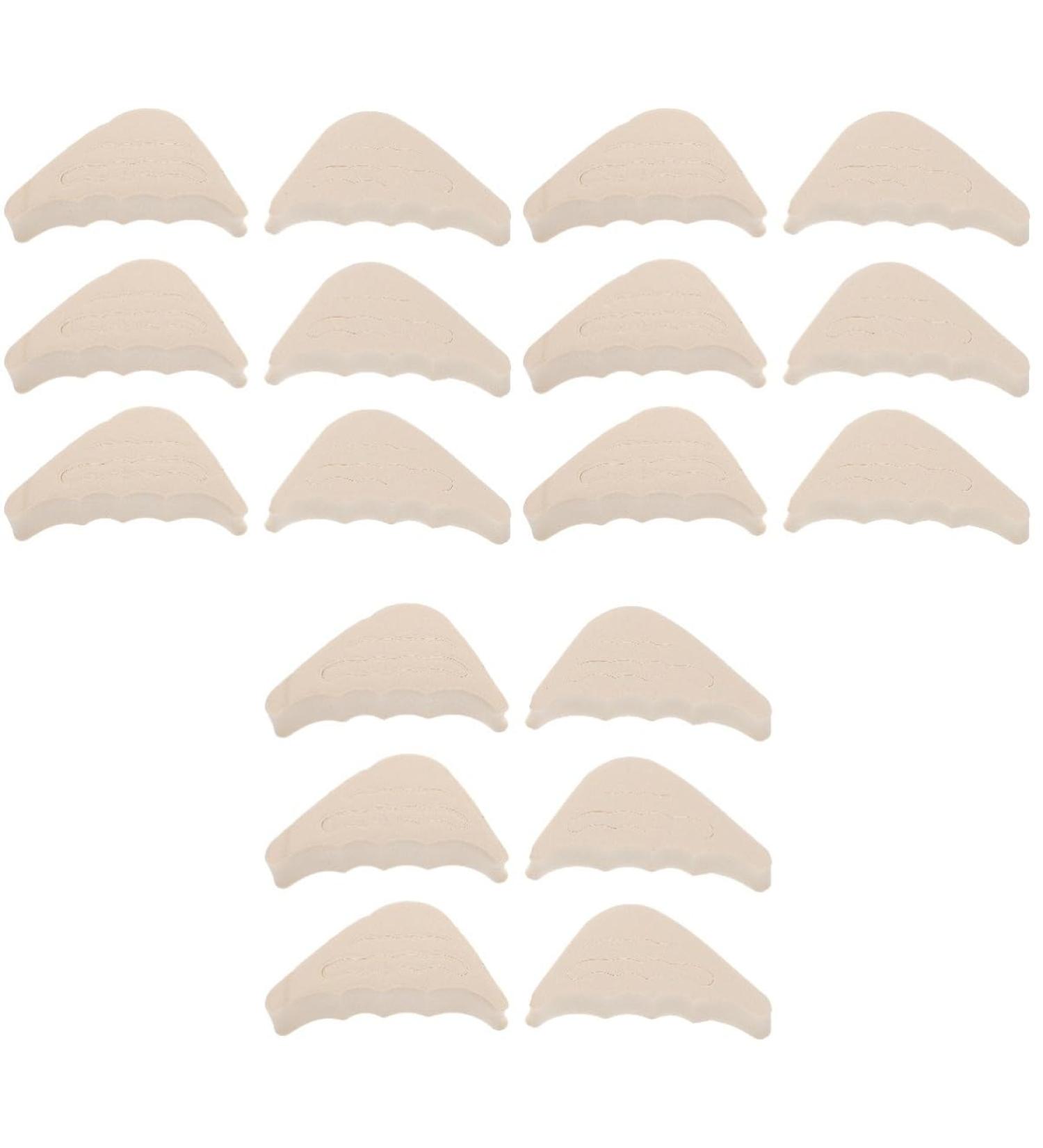 NOLITOY 18 Pairs Half Size Padded Toe Plug & Forefoot Shoe Pads | Silicone Gel Foot Braces for Pain Relief | High Elastic Sponge for Men & Women - Buy Online on GoSupps.com