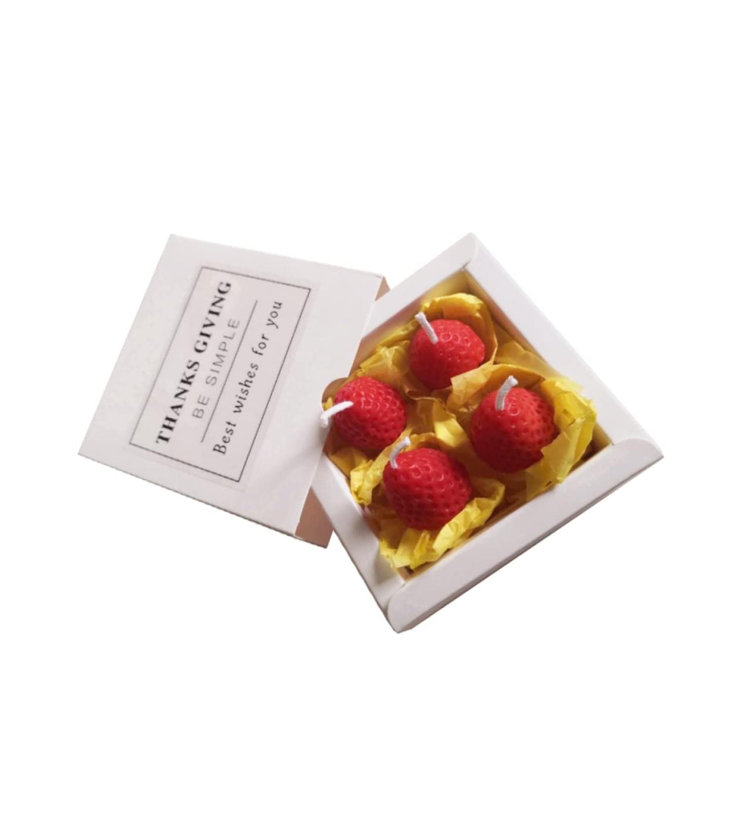 Valentine's Day Scented Candle - Strawberry Fragrance | Perfect Gift for Girlfriends | Boxed Candle for Romantic Moments - Buy Online on GoSupps.com