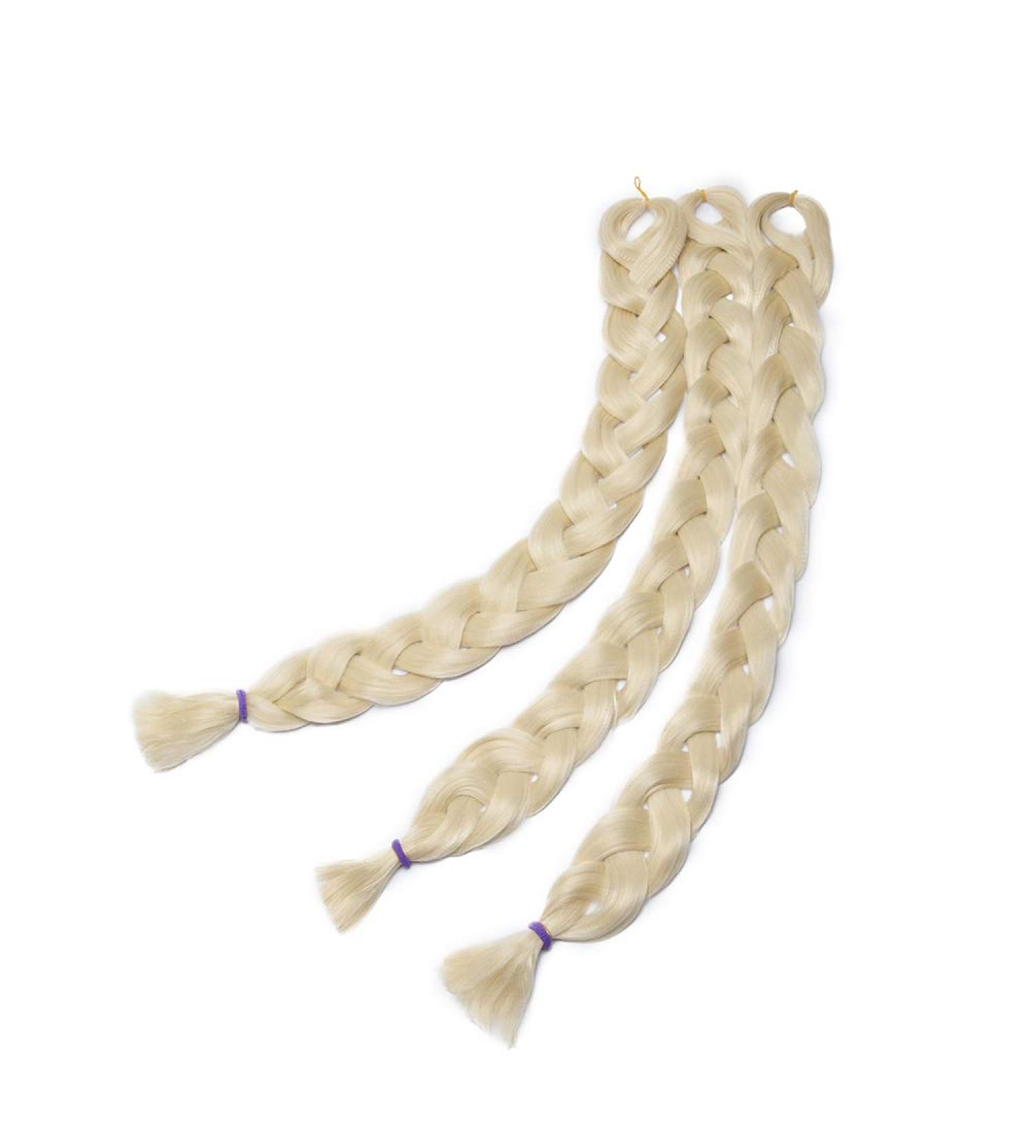 SEGO 41 Light Blonde Braid Extensions - Synthetic Crochet Braiding Hair (165g/bundle) - 3 Pieces - Buy Online on GoSupps.com