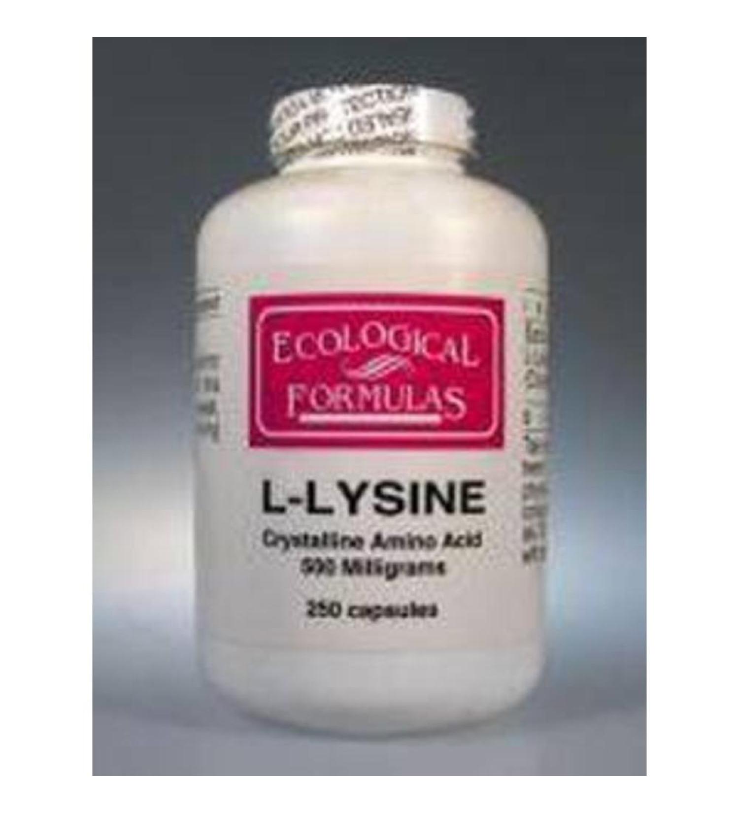 L-Lysine 500mg 250 Capsules