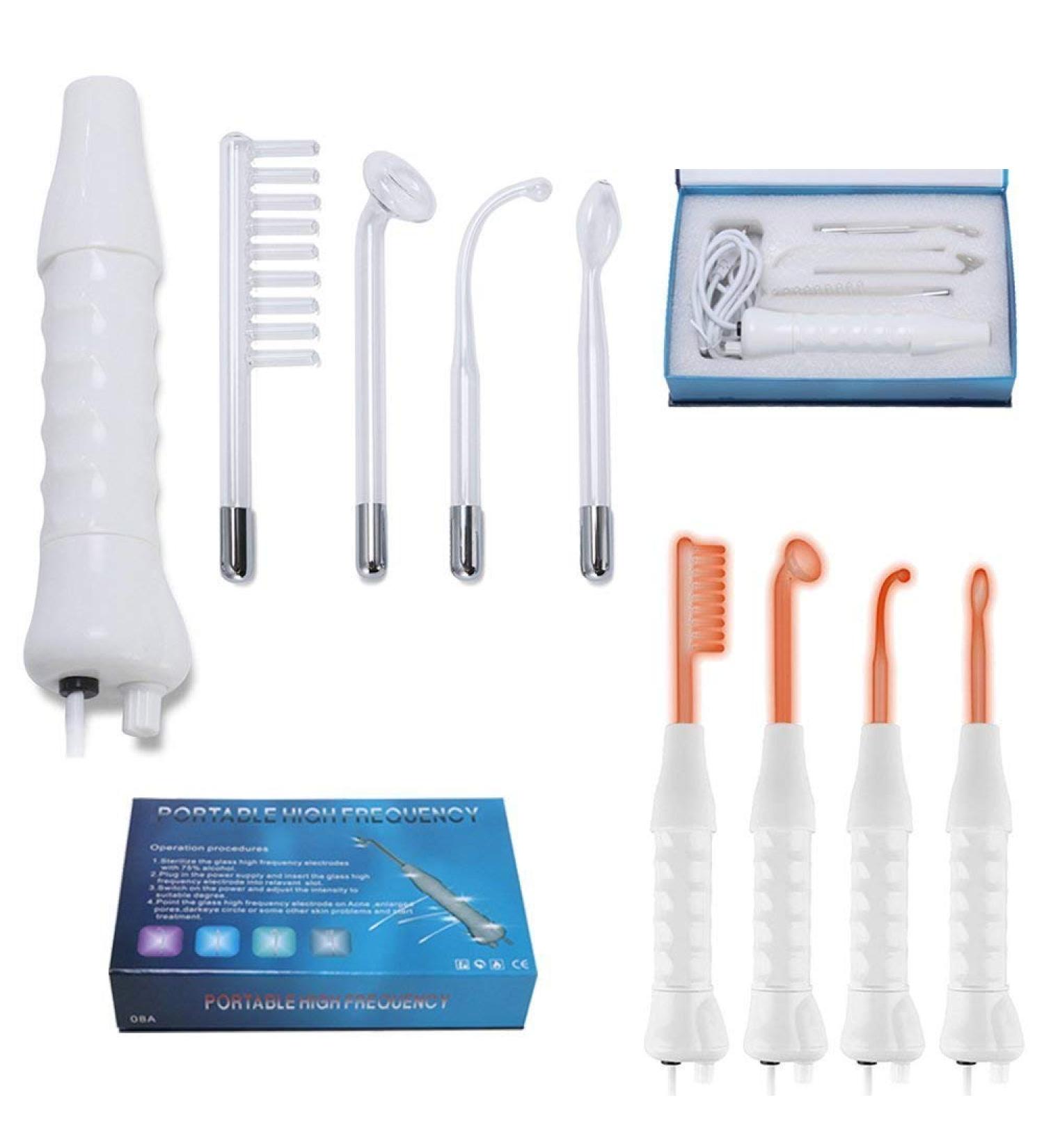 ZJchao HF Stab 5-in-1 High Frequency Acne & Hair Loss Device | Portable Facial & Body Treatment - Buy Online on GoSupps.com