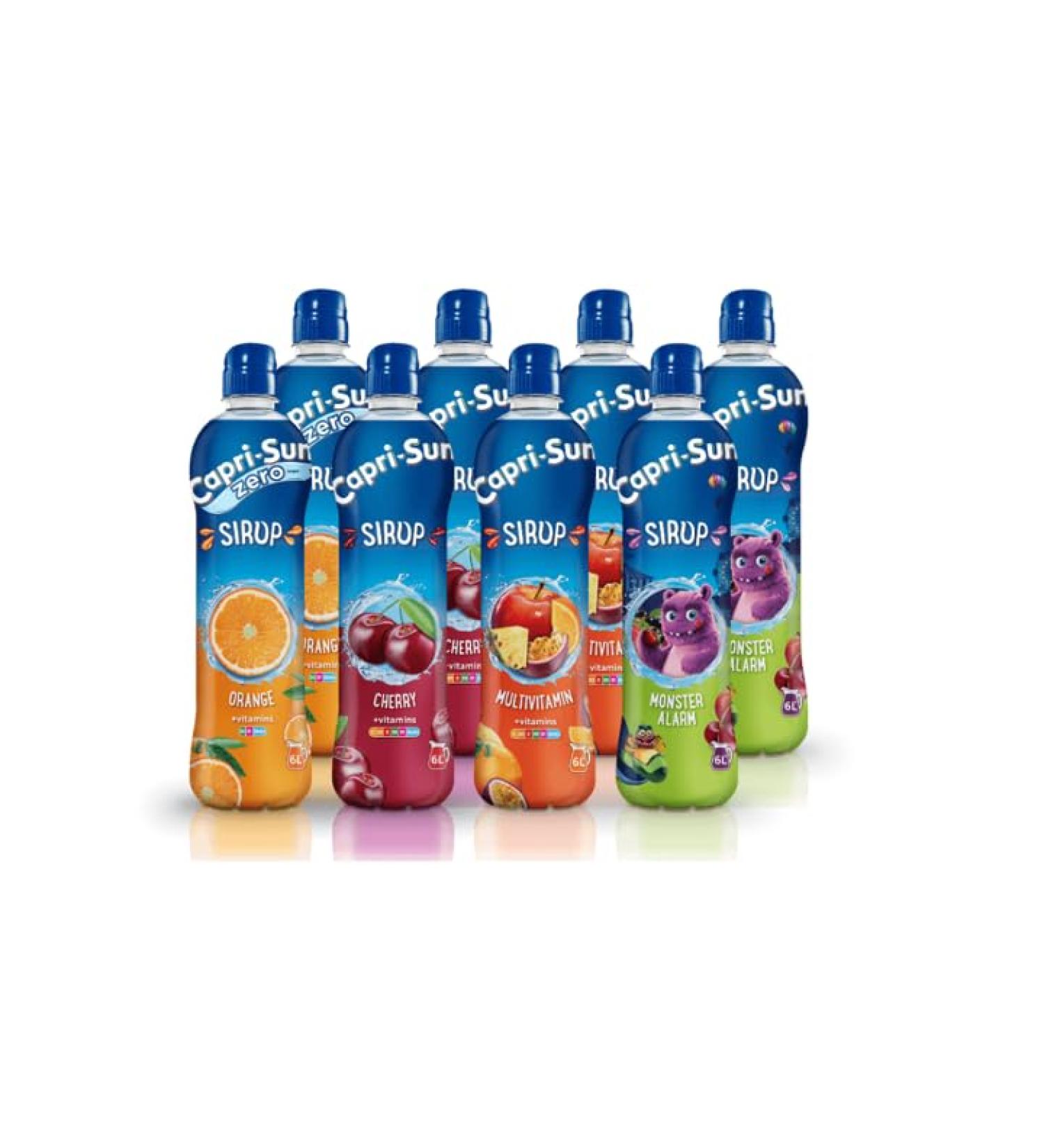 Buy Capri-Sun Syrup Mix 8x600ml - International Shipping Available | Refreshing Drink Concentrate - Buy Online on GoSupps.com