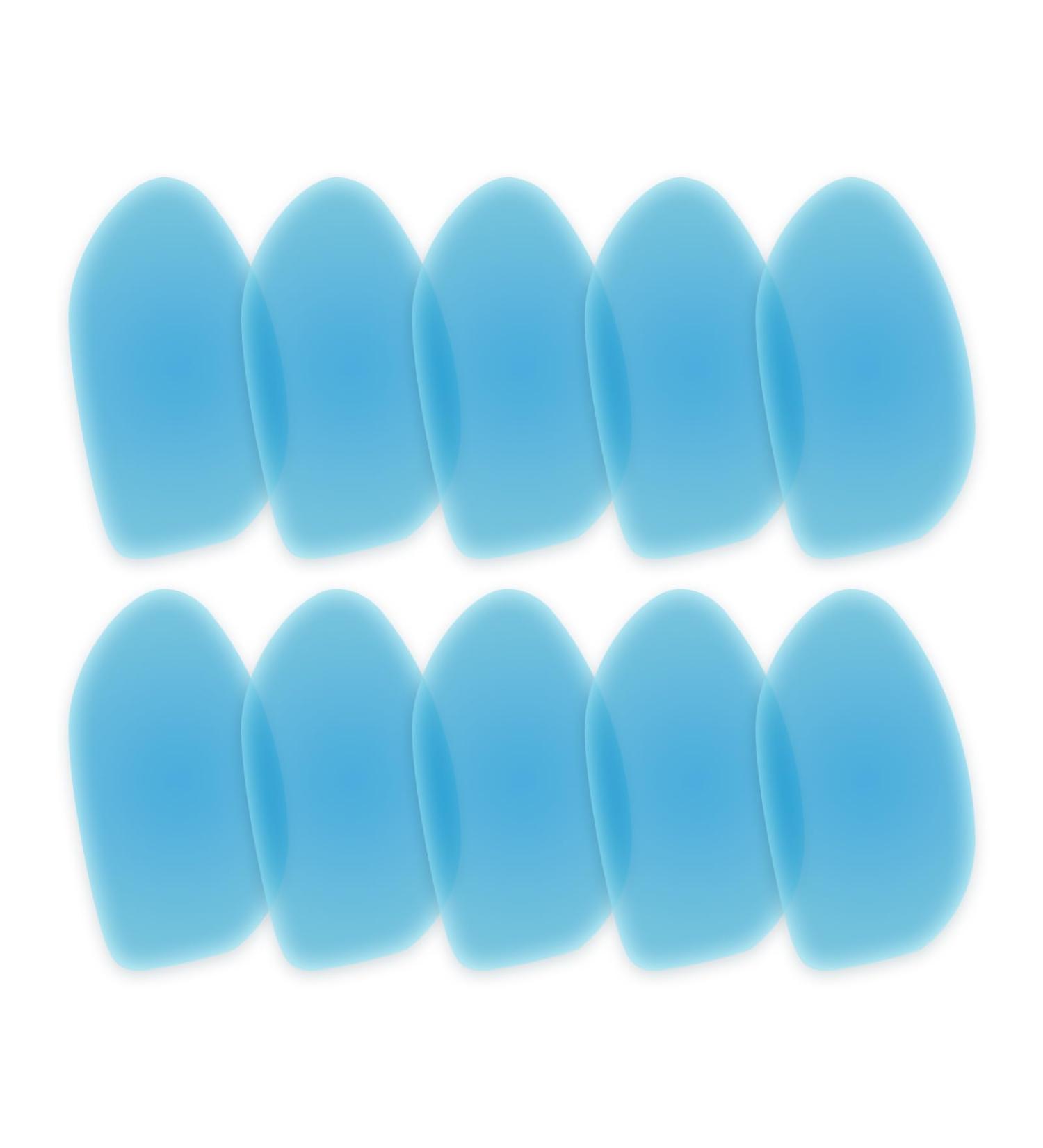 Replacement set of gel pads usable with M01 TENS device 10 self-adhesive gel pads