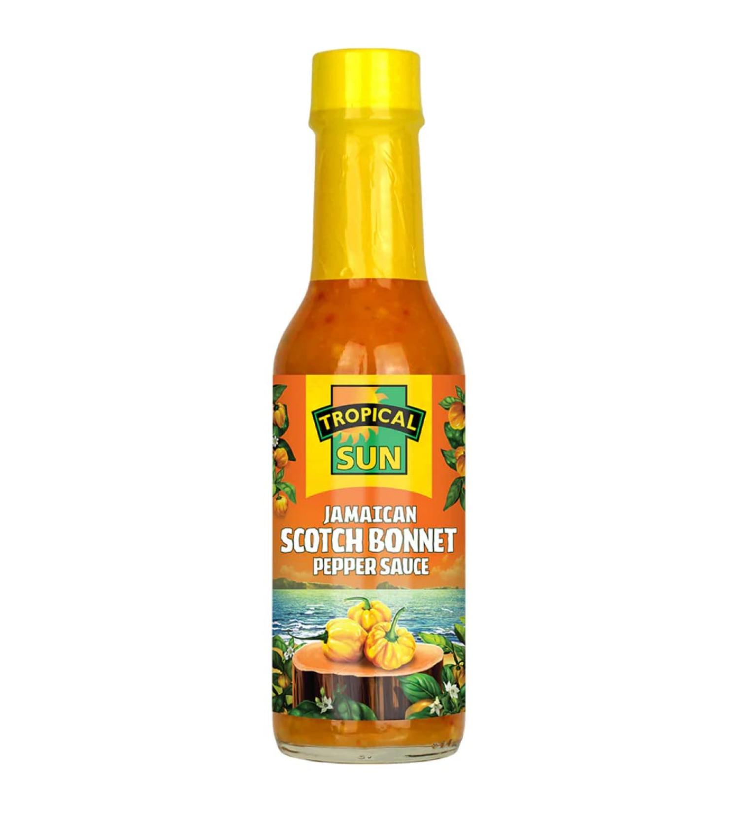 2 x Tropical Sun Jamaican Scotch Bonnet Sauce 12 x142ml