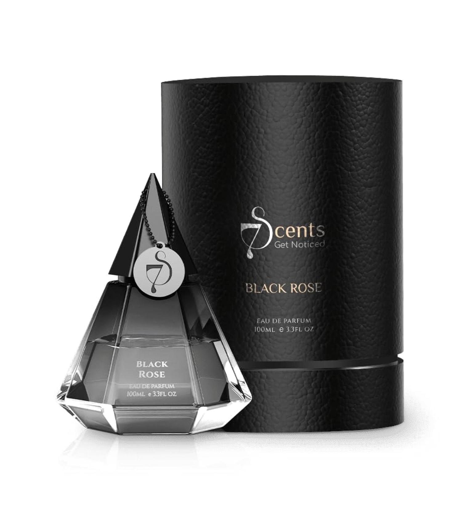 7Sce'nts Black Rose Unisex Perfume Long-Lasting Luxury Fragrance for Men & Women Eau de Parfum for Valentine's Day & Special Occasions 100ml (3.38 Fl Oz) - Buy Online on GoSupps.com