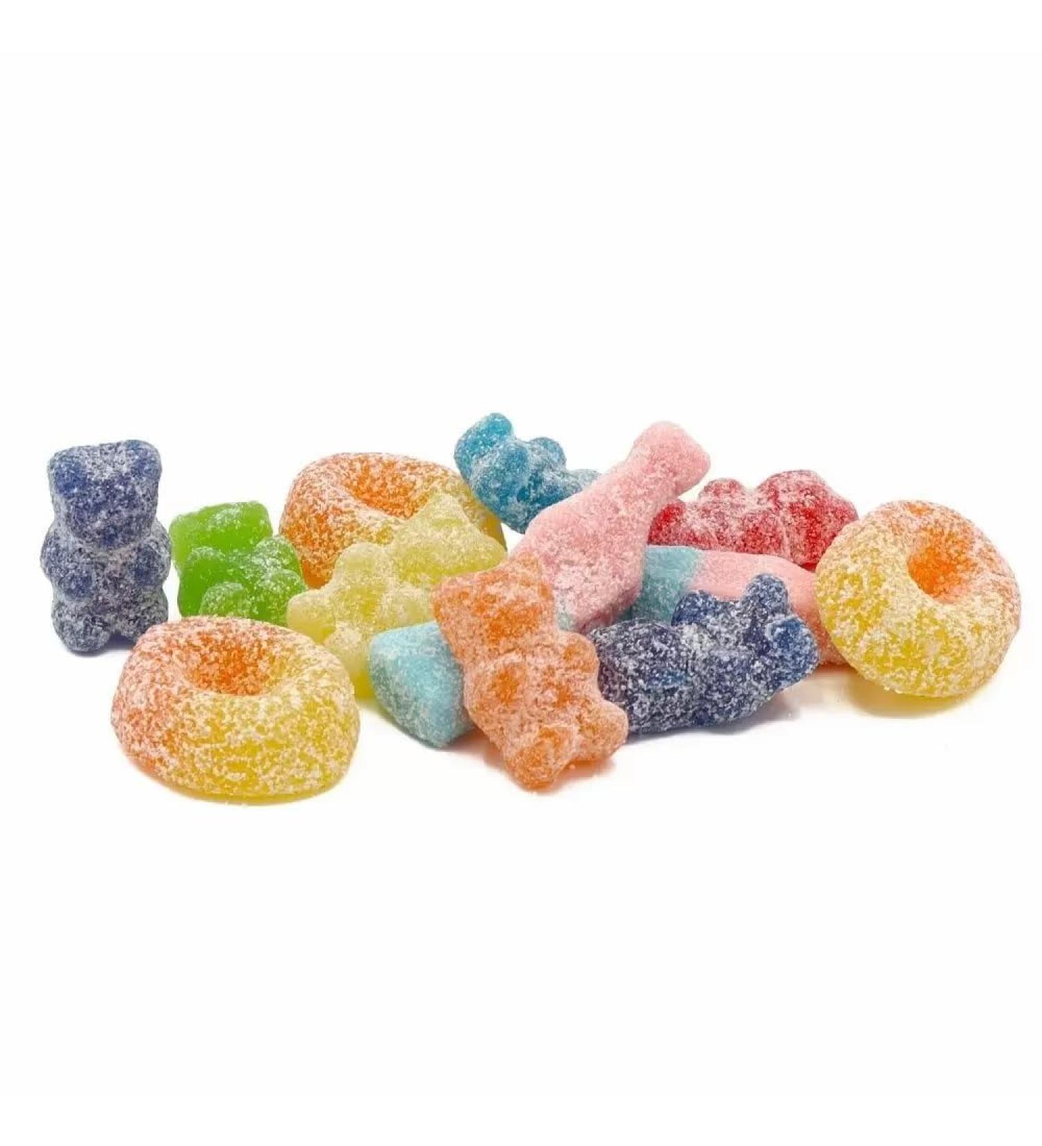 Kingsway Vegan Assorted Fizzy Sweets Pick n Mix Candy Buffet 500g - Buy Online on GoSupps.com