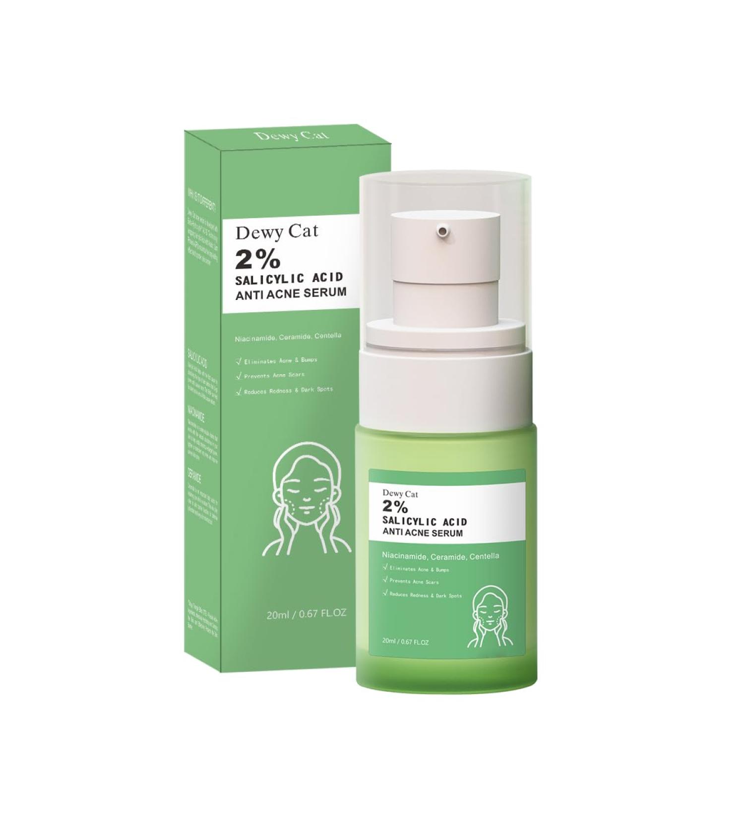 Salicylic Acid Solution Salicylic Acid 2% Solution Gentle Exfoliating Serum for Smoother & Clearer Skin Daily Use Facial Serum (20 mL) - Buy Online on GoSupps.com