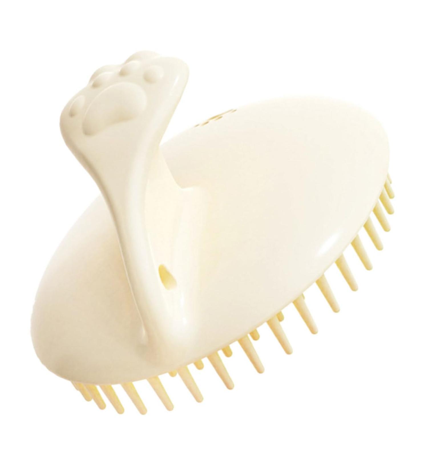 Frcolor Shampoo Massage Comb | Scalp Massager Hairbrush for Wet & Dry Use | 9.60x8.00x1.20cm | International Shipping Available - Buy Online on GoSupps.com