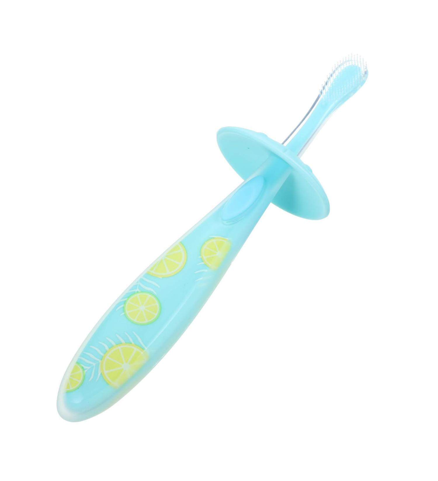 PartyKindom 4pcs Baby Toothbrush Gift Box - Food Grade Silicone & Soft Fur | Safe & Gentle for Infants - Buy Online on GoSupps.com