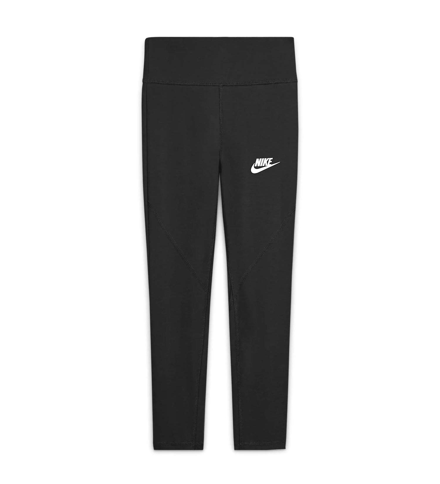 Nike Girls Leggings G NSW Favorites Gx Hw Legging L Black/White