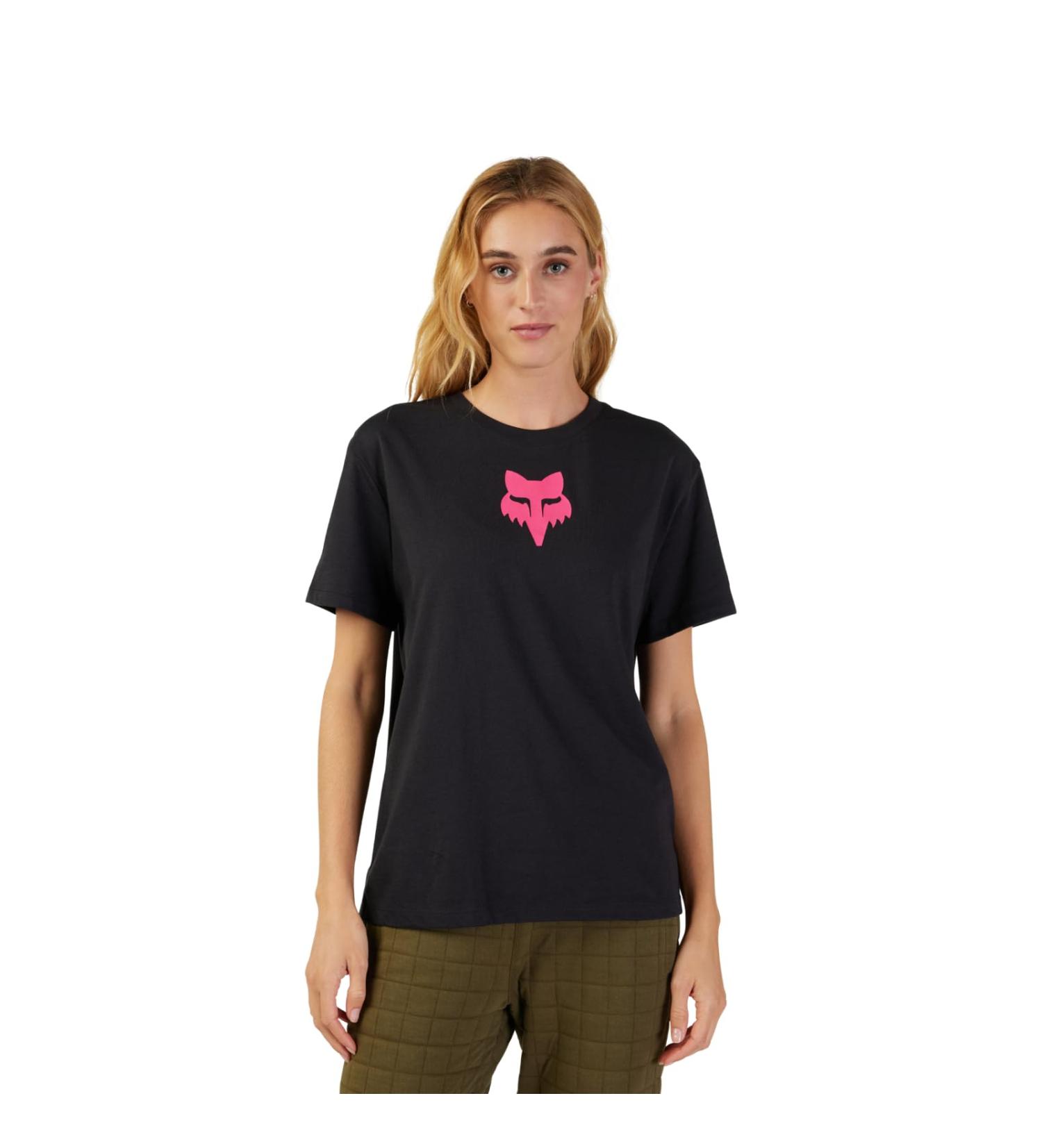 Fox Racing Women's W Fox Head SS Tee Windbreaker - XS Black | Shop Internationally for Premium Apparel - Buy Online on GoSupps.com