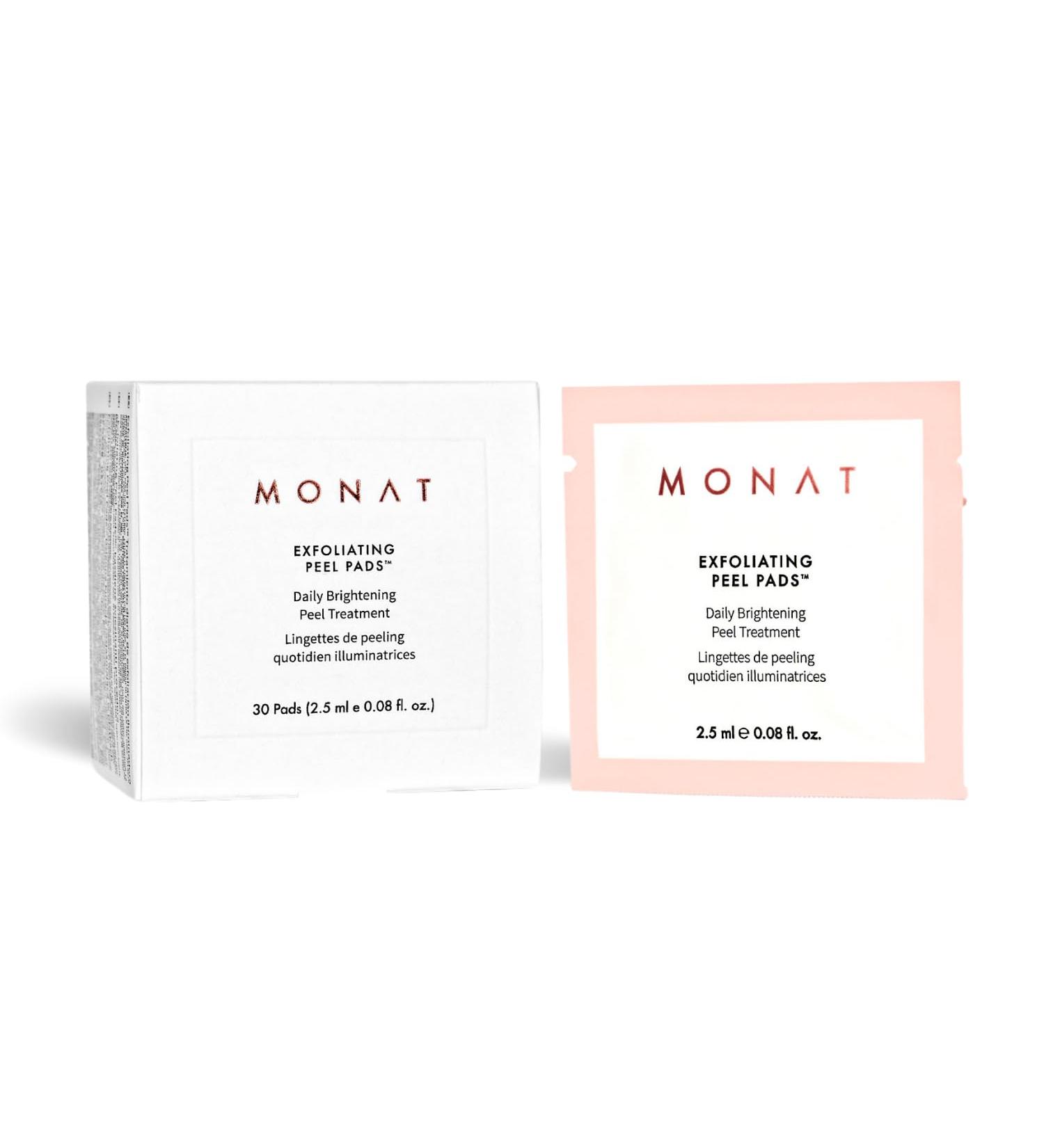 MONAT Exfoliating Peel Pads Radiant Skin Facial Exfoliation Renewal Nourishing Natural Exfoliants Gentle Daily Skincare Essential International Shipping Available - Buy Online on GoSupps.com