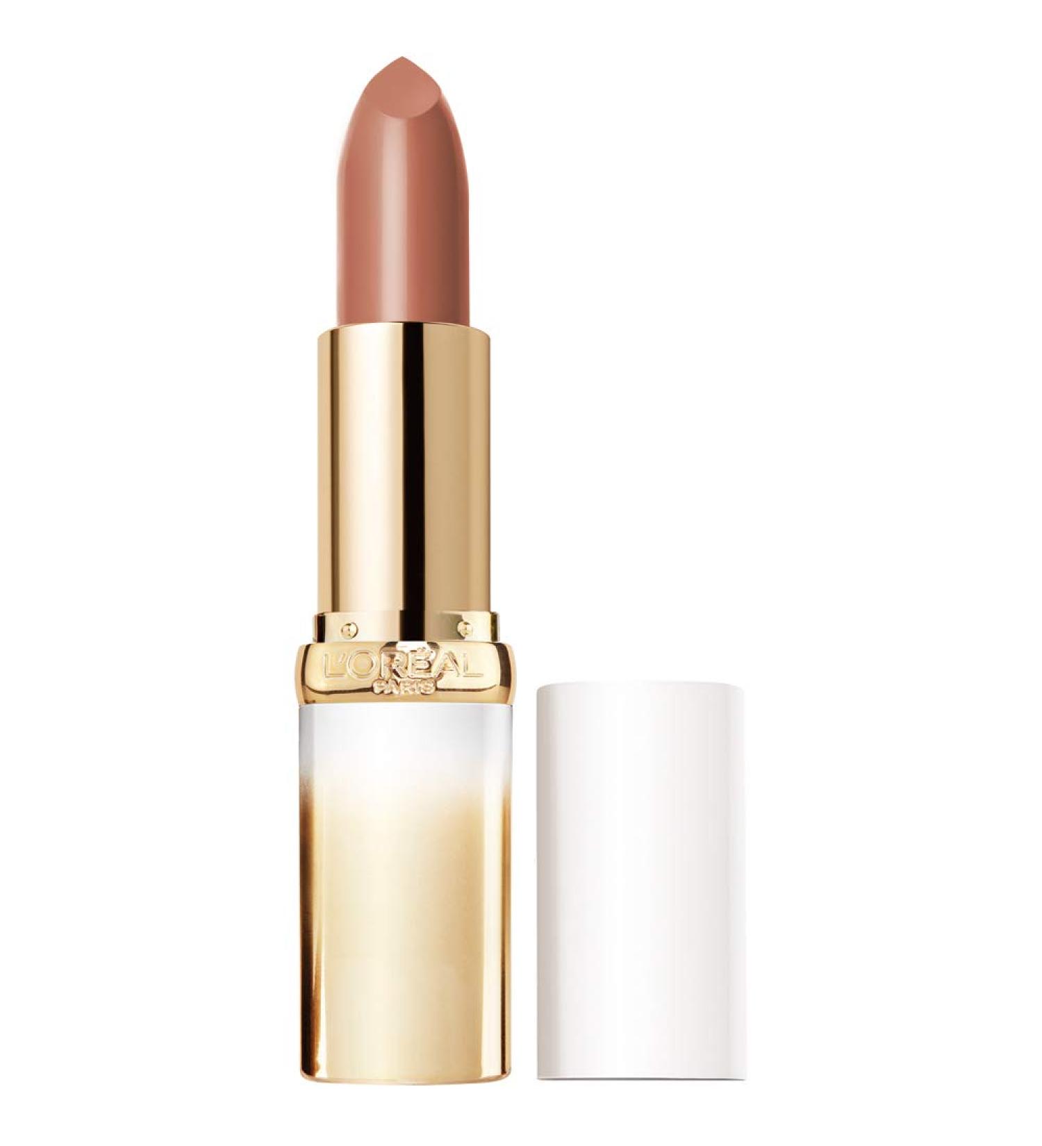 L'Oreal Paris Age Perfect Satin Lipstick 216 Glowing Nude 0.13 Ounce - Precious Oils Formula | Long-Lasting Color (Pack of 1) - Buy Online on GoSupps.com