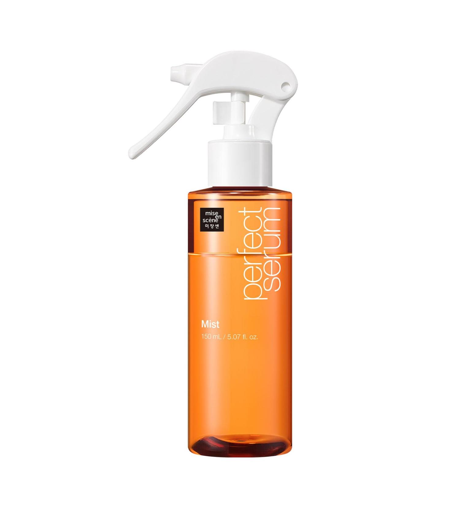 Mise En Scene Perfect Serum Hair Mist - Nourishing Leave-In Conditioner with Golden Moroccan Argan Oil & 7 Oils Chemical-Free 5.07 Fl. Oz (150ml) - Ship Internationally - Buy Online on GoSupps.com