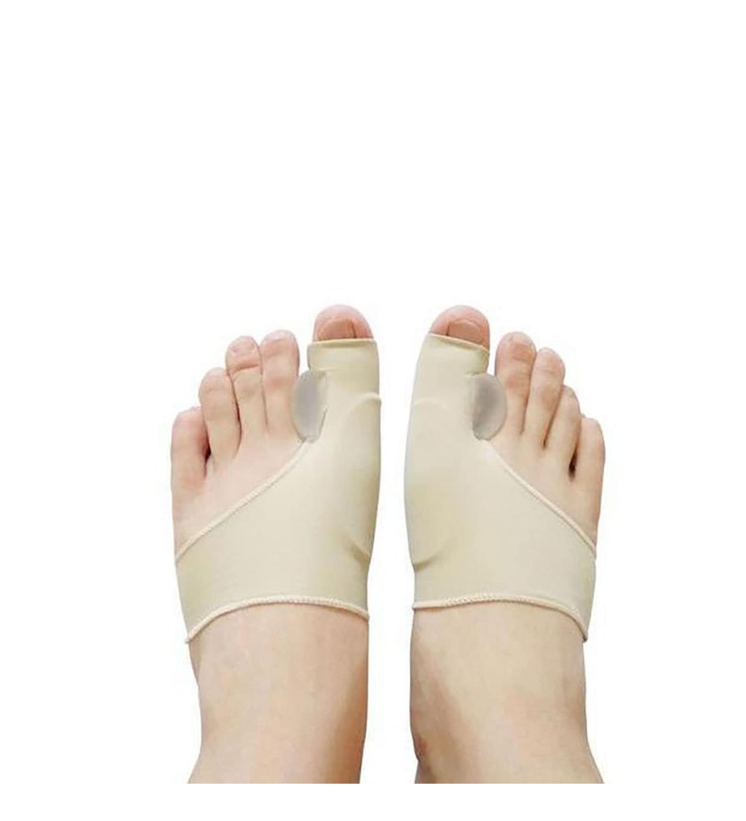 Large Toe Straighteners 2PCS - Comfortable & Durable Silicone for Bone Correction & Valgus Corrector - Pedicure Socks with Toe Separator Orthosis - Buy Online on GoSupps.com
