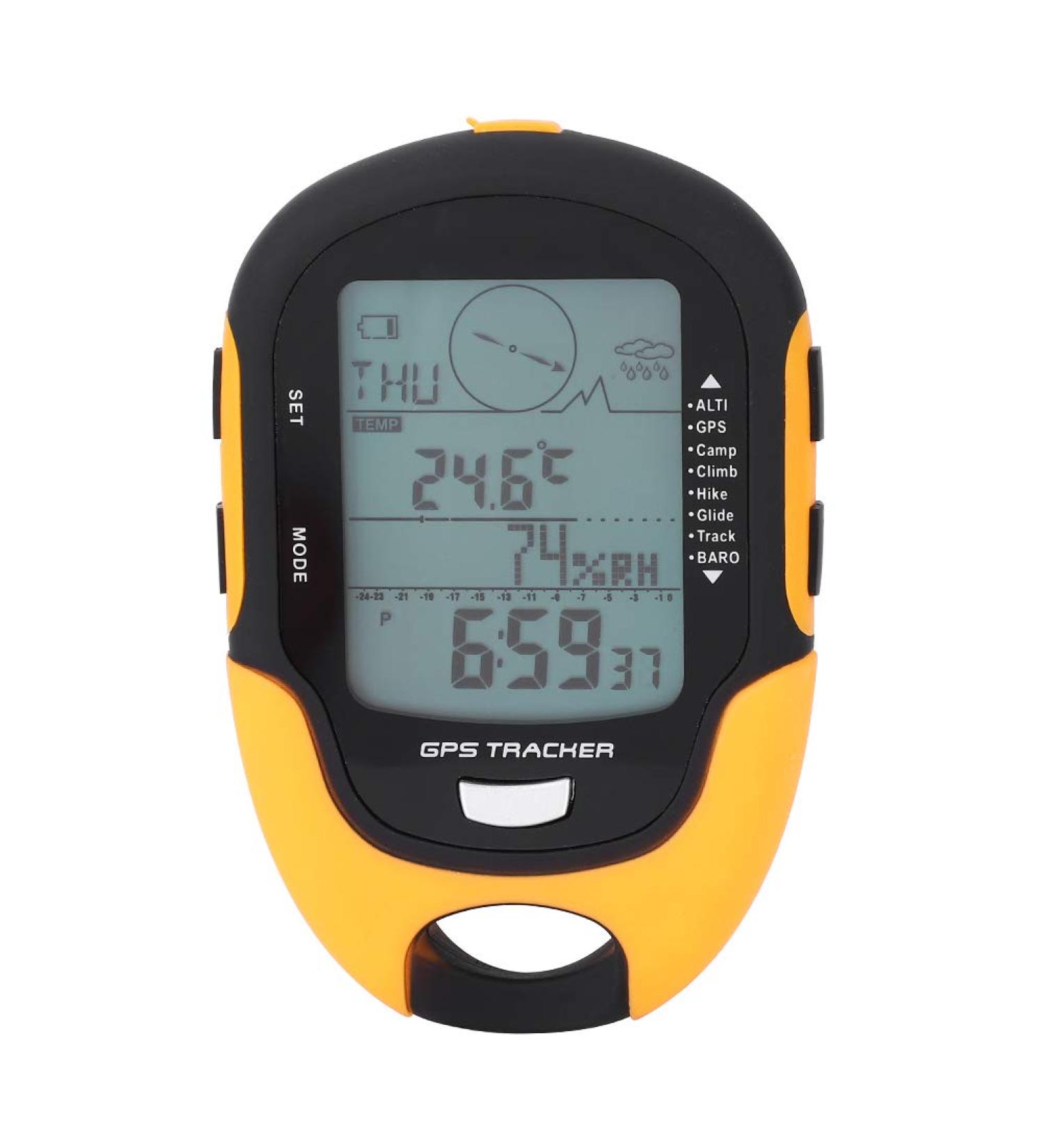 Yosoo Health Gear Digital Altimeter Barometer Compass, Multifunction GPS Navigation Receiver Waterproof Handheld GPS USB Rechargeable Hygrometer Barometer for Outdoor Sports, Sunroad FR-510 - Buy Online on GoSupps.com