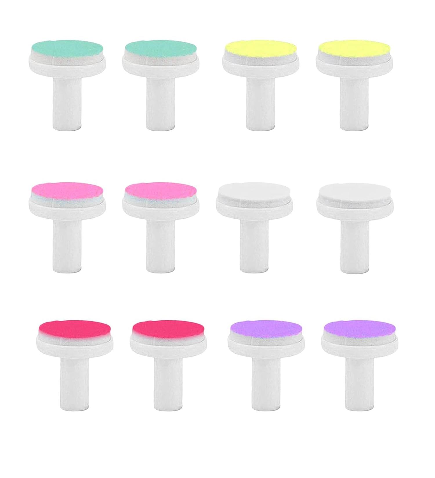 12 Pack Baby Nail File Grinding Heads - Replacement Pads for Electric Nail Trimmer & Clipper - Safe Nail Care for Infants & Toddlers - Buy Online on GoSupps.com