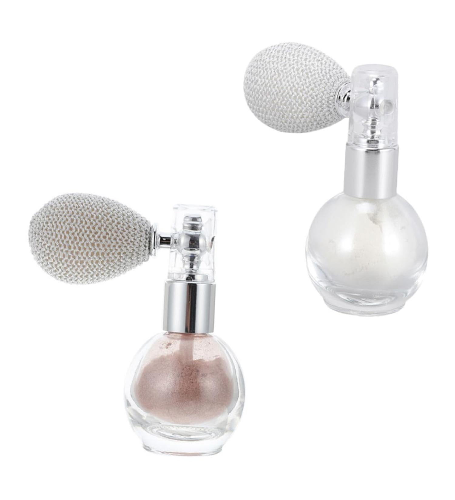FOMIYES 2pcs Spray Glitter Crystal Perfume Bottle Pump Bottle Face Makeup Glitter Sprayer Sequins Luster As Shown 1 7.5x6cm - Buy Online on GoSupps.com